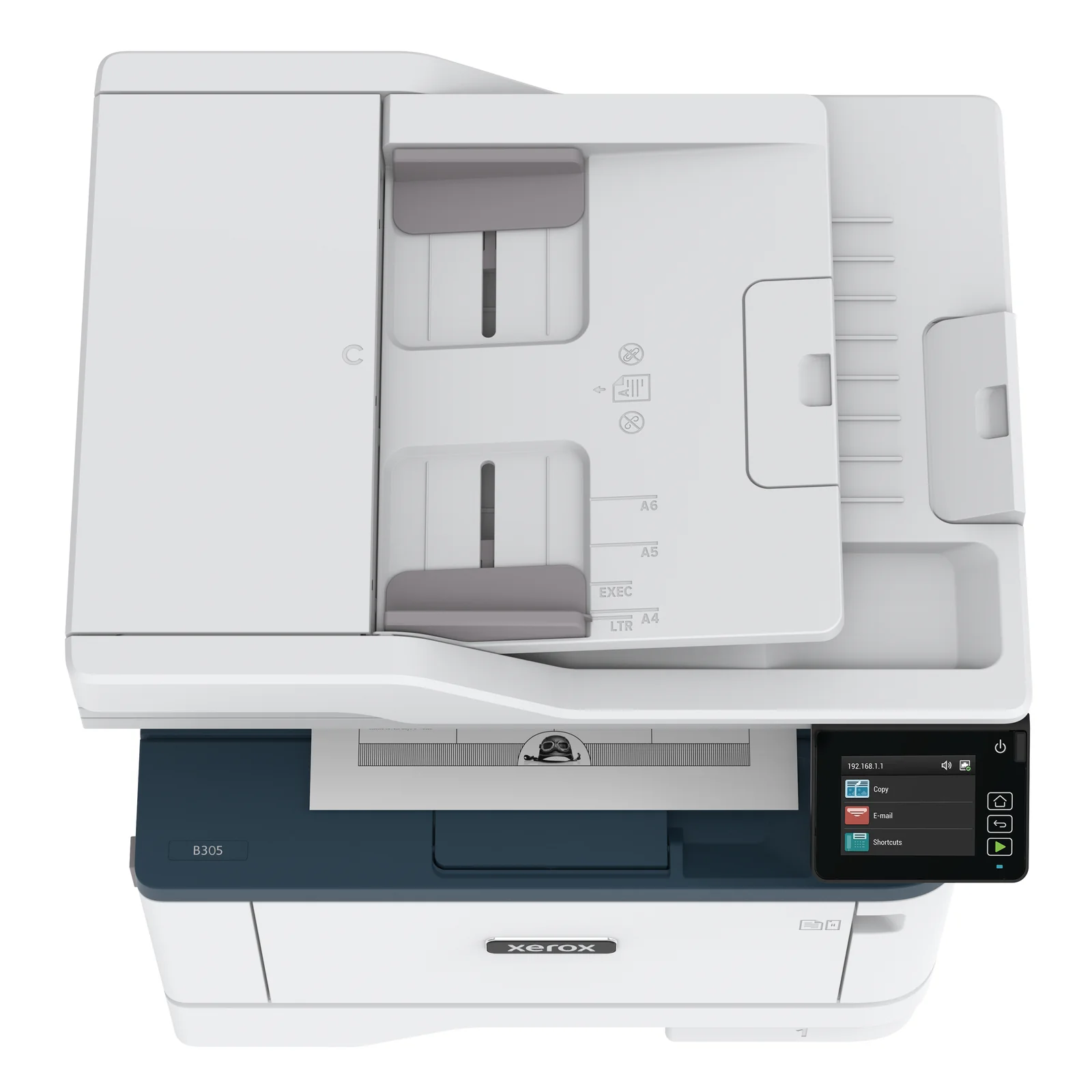 Xerox B305 copie/impression/numérisation recto verso sans fil A4, 38 ppm, PS3 PCL5e/6, 2 magasins, 350 feuilles