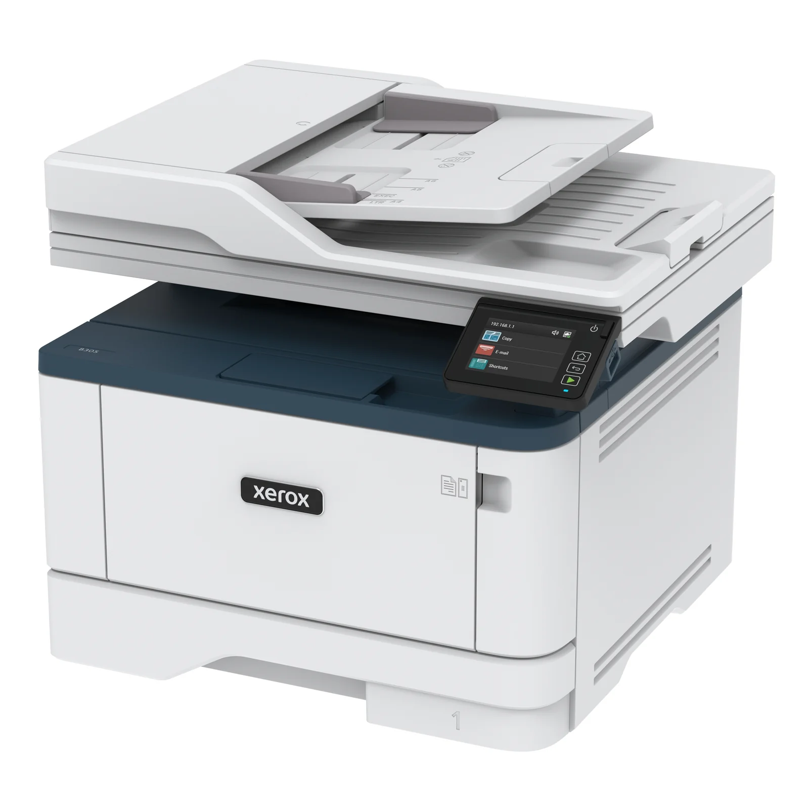 Xerox B305 copie/impression/numérisation recto verso sans fil A4, 38 ppm, PS3 PCL5e/6, 2 magasins, 350 feuilles