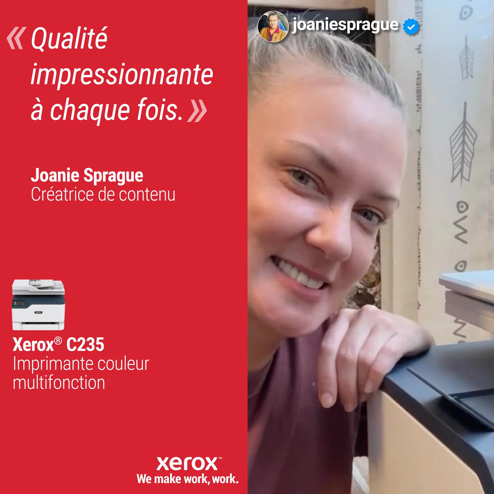 Xerox C235 copie/impression/numérisation/télécopie sans fil A4, 22 ppm, PS3 PCL5e/6, chargeur automatique de documents, 2 magasins, total 251 feuilles