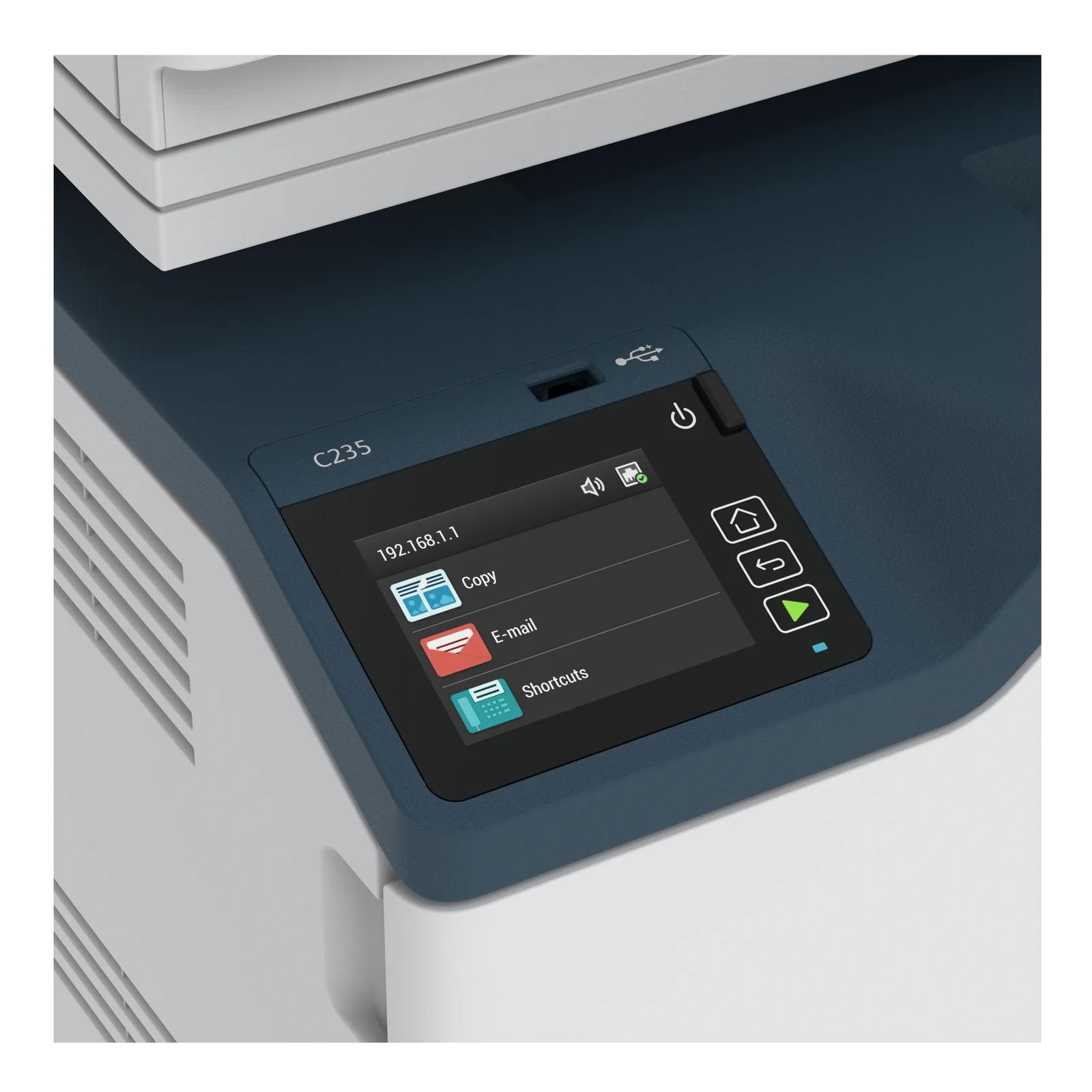 Xerox C235 copie/impression/numérisation/télécopie sans fil A4, 22 ppm, PS3 PCL5e/6, chargeur automatique de documents, 2 magasins, total 251 feuilles