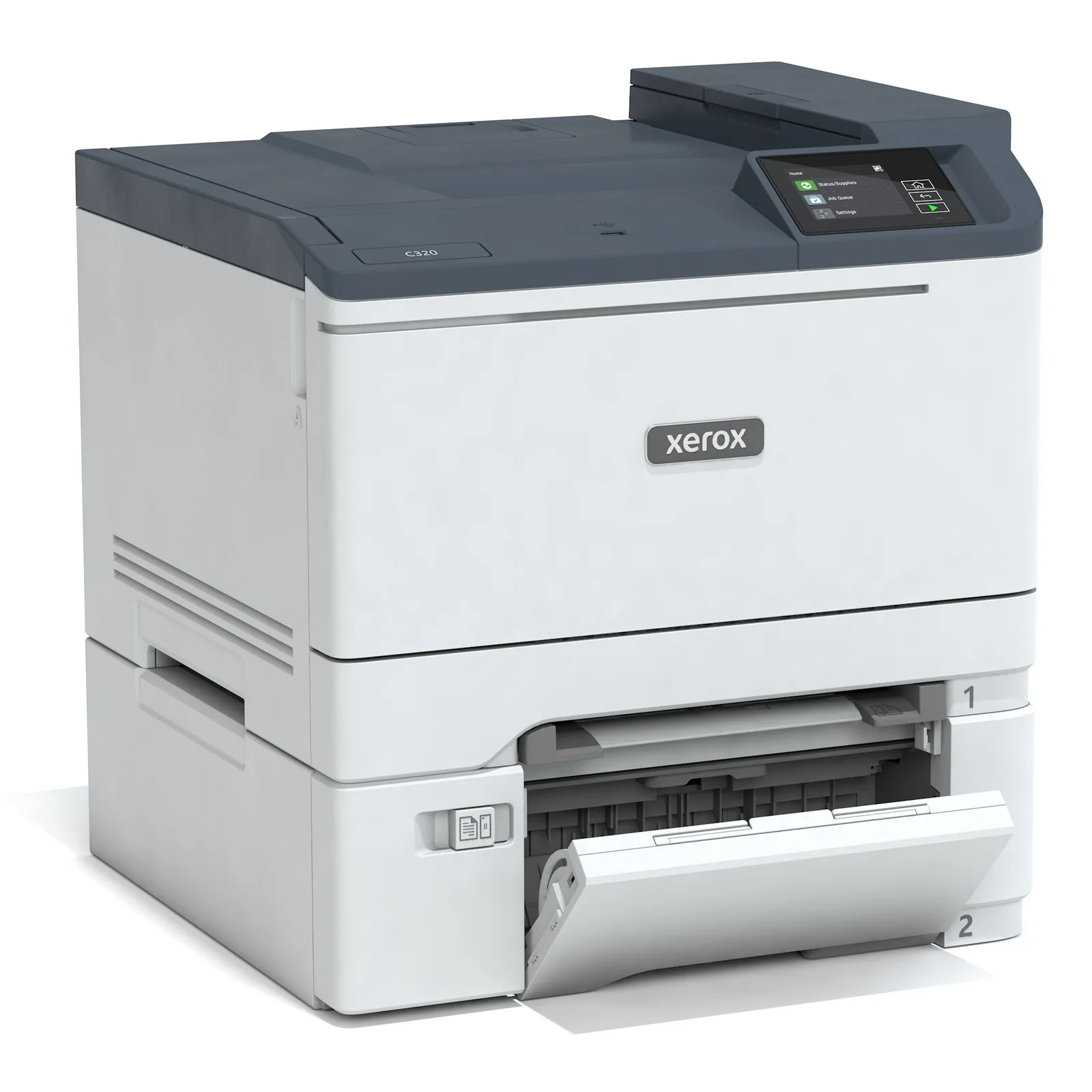 Xerox C320 Imprimante recto verso sans fil A4 33 ppm, PS3 PCL5e/6, 2 magasins Total 251 feuilles