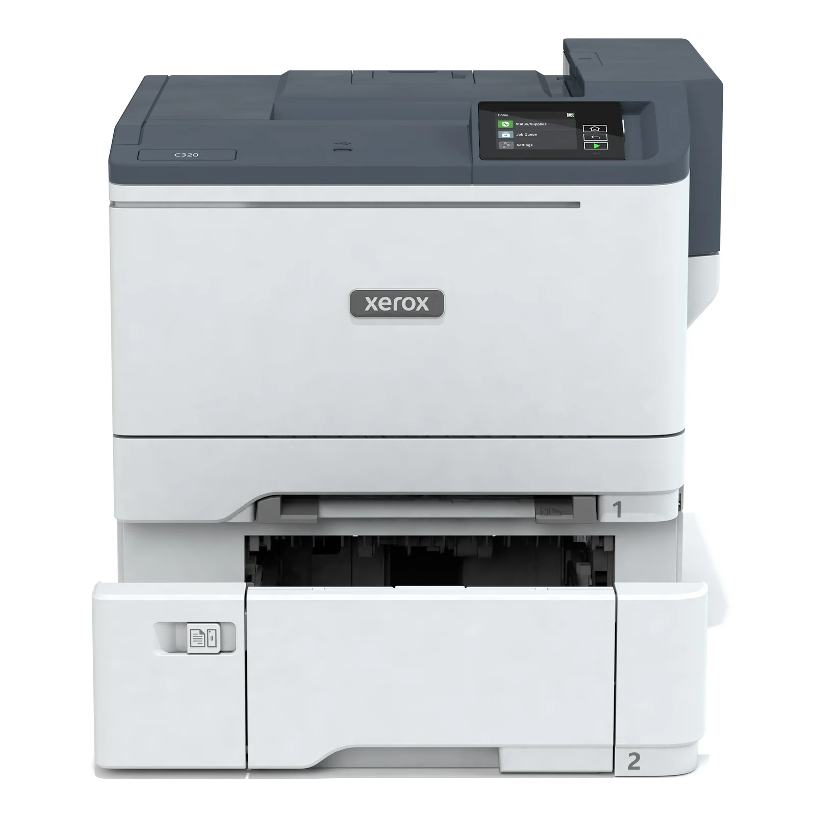 Xerox C320 Imprimante recto verso sans fil A4 33 ppm, PS3 PCL5e/6, 2 magasins Total 251 feuilles