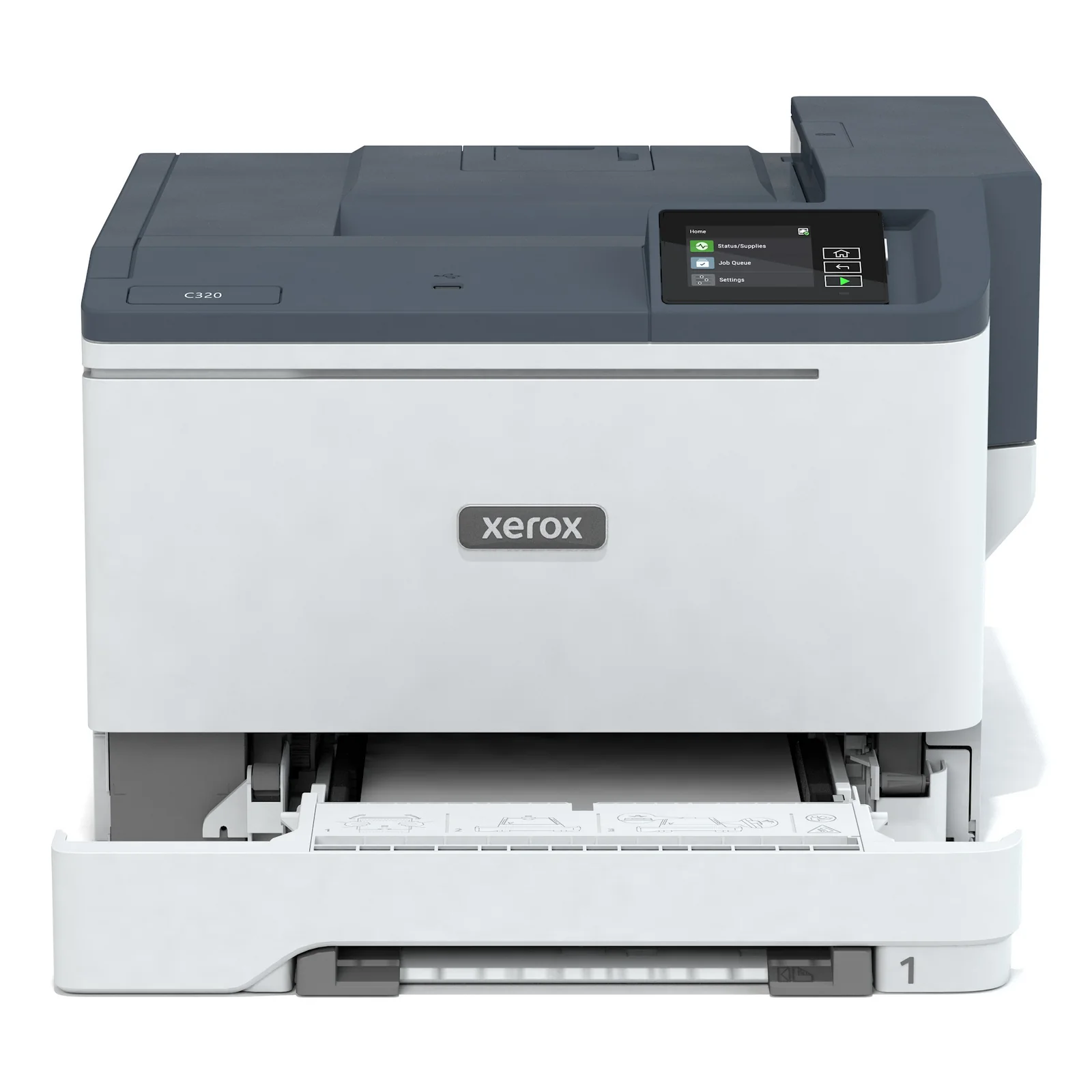 Xerox C320 Imprimante recto verso sans fil A4 33 ppm, PS3 PCL5e/6, 2 magasins Total 251 feuilles