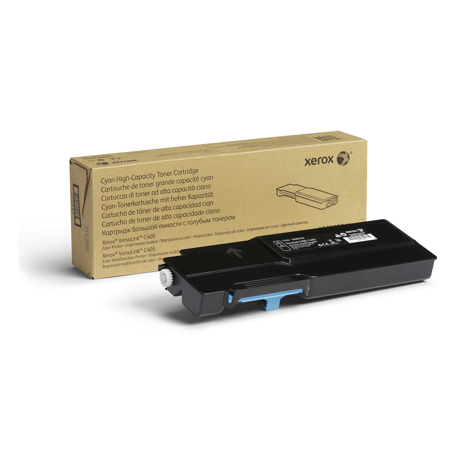 Cartouche de toner Cyan de Grande capacité Imprimante couleur ® VersaLink® C400/multifonctions ® VersaLink® C405 (4800 pages) - 106R03518