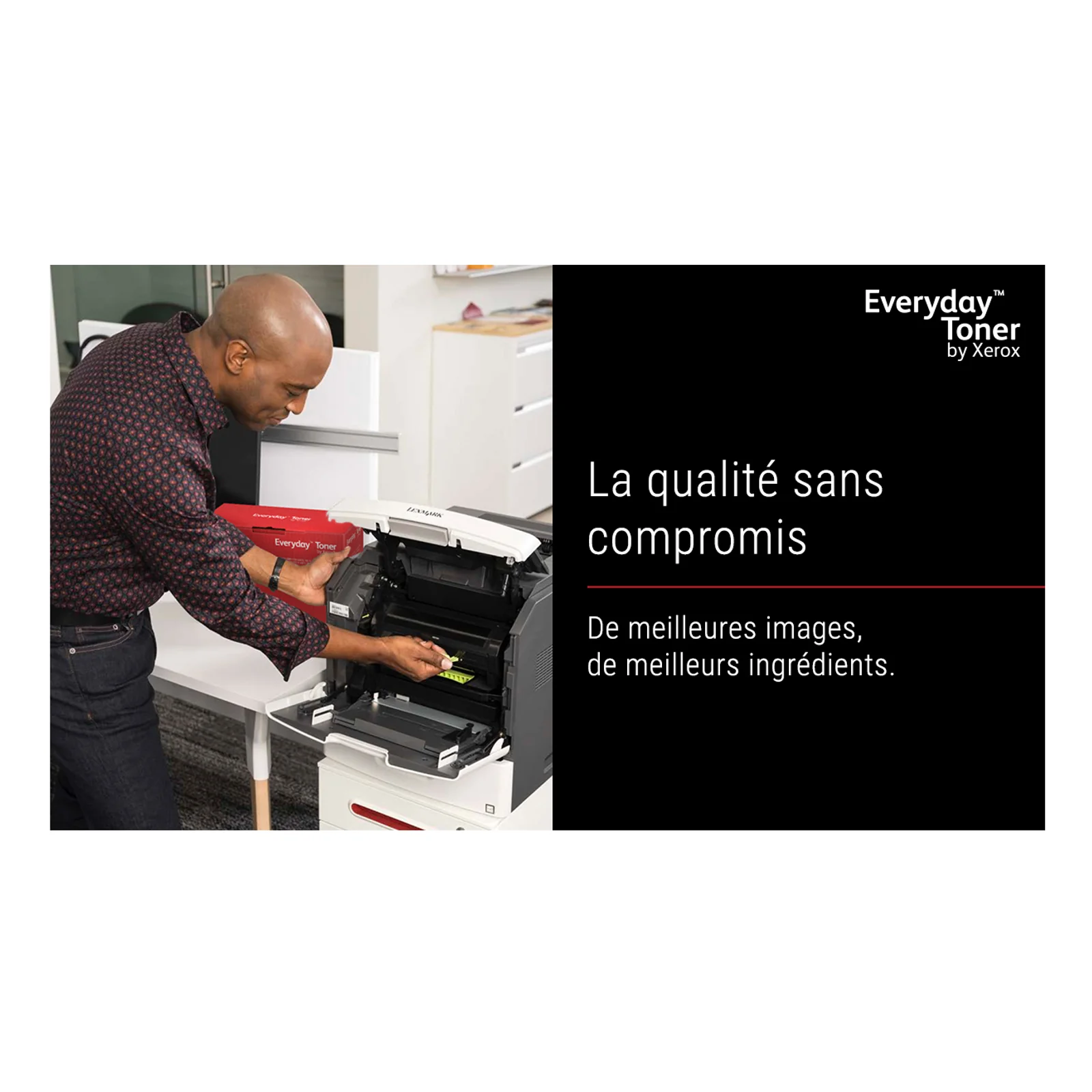 Toner Everyday™ Noir de Xerox compatible avec HP 55A (CE255A), Capacité standard