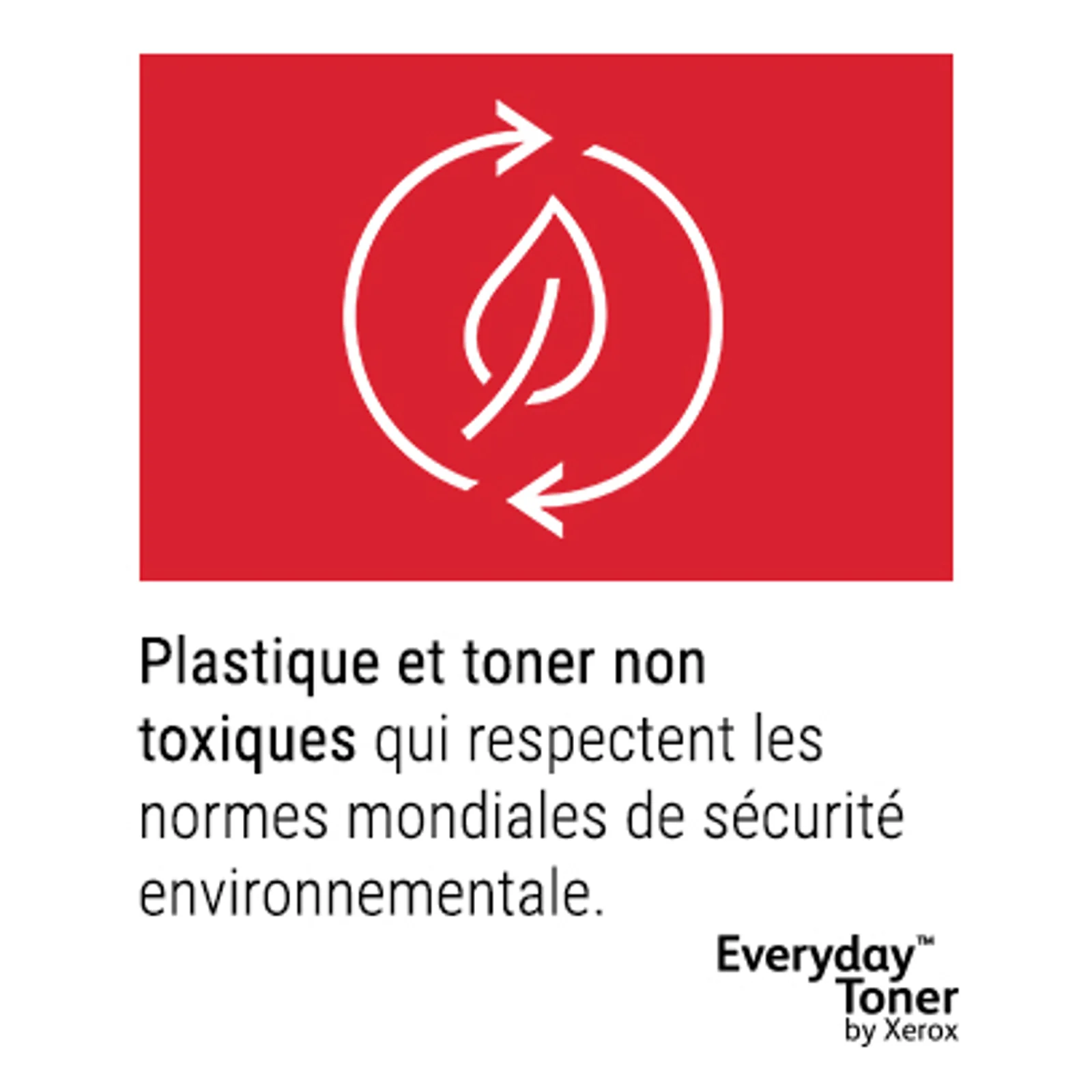 Toner Everyday™ Noir de Xerox compatible avec HP 55A (CE255A), Capacité standard