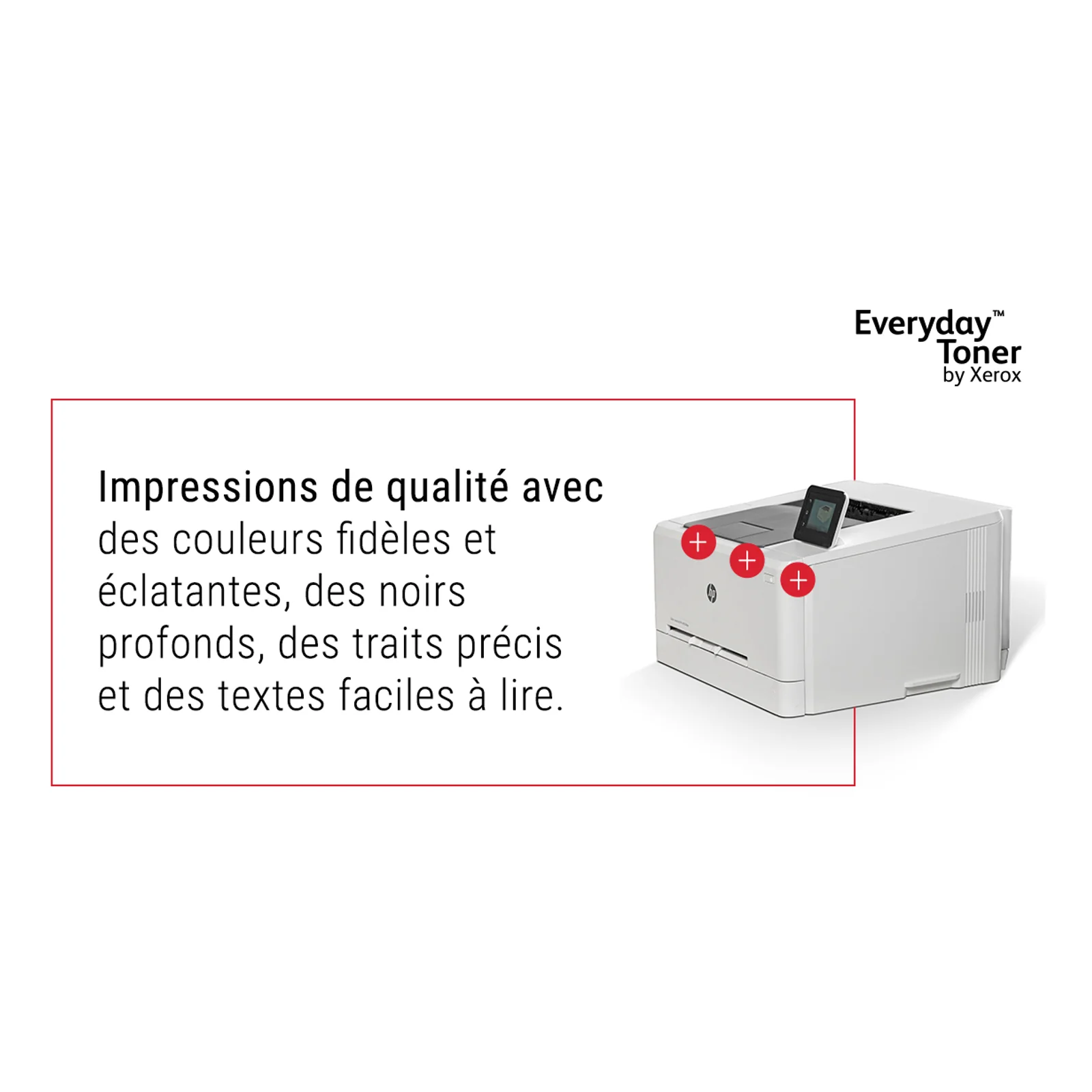 Toner Everyday™ Noir de Xerox compatible avec HP 55A (CE255A), Capacité standard