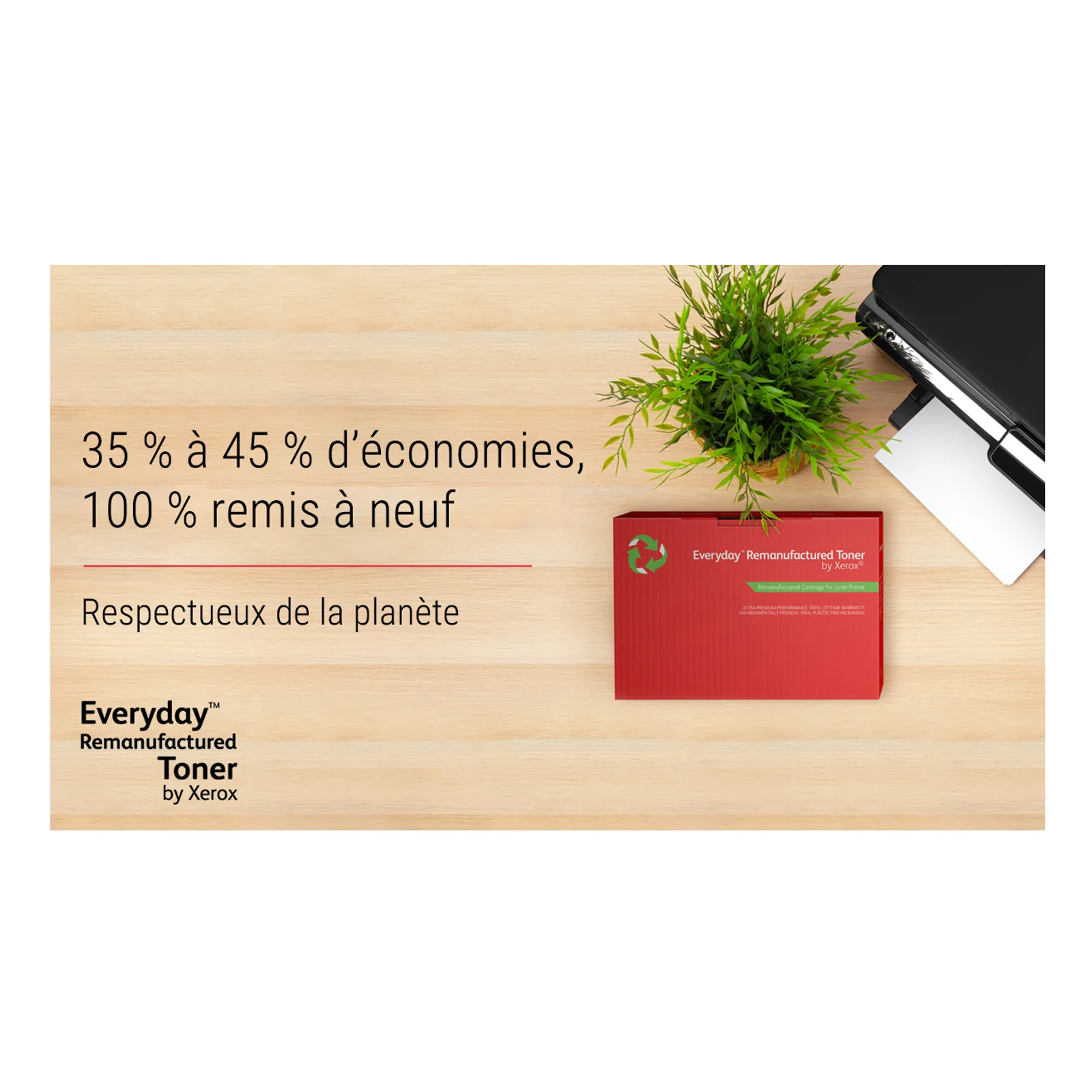 Toner remanufacturé Cyan Everyday™ de Xerox compatible avec Canon C-EXV49 (8525B002), Capacité standard