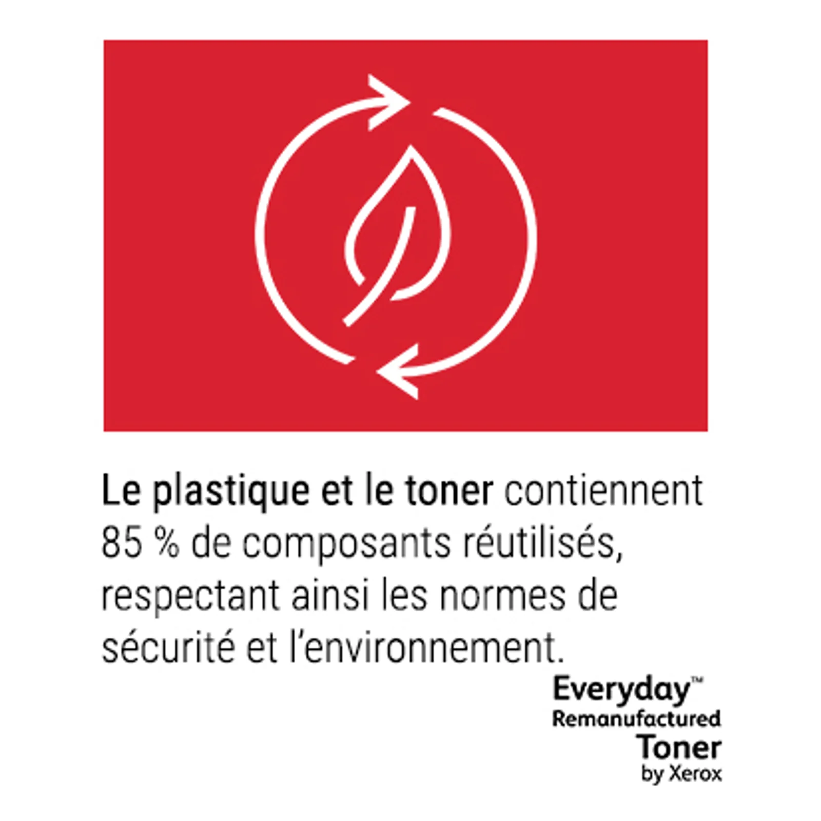 Toner remanufacturé Cyan Everyday™ de Xerox compatible avec Canon C-EXV49 (8525B002), Capacité standard