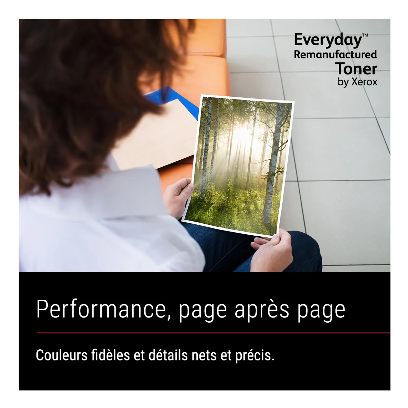 Toner remanufacturé Mono Everyday™ de Xerox compatible avec Brother TN-3430, Capacité standard