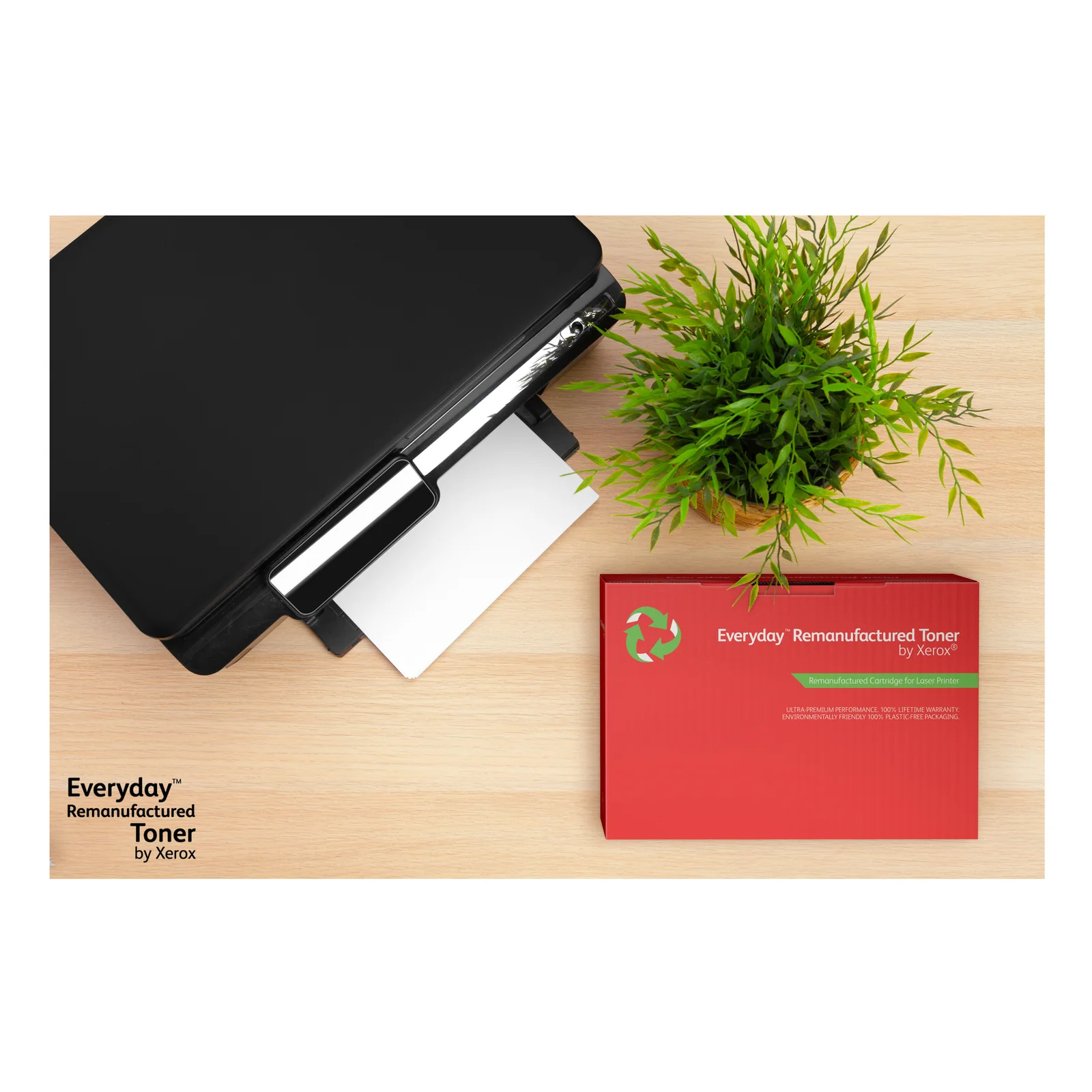 Toner remanufacturé Mono Everyday™ de Xerox compatible avec HP 12A (Q2612A), Capacité standard