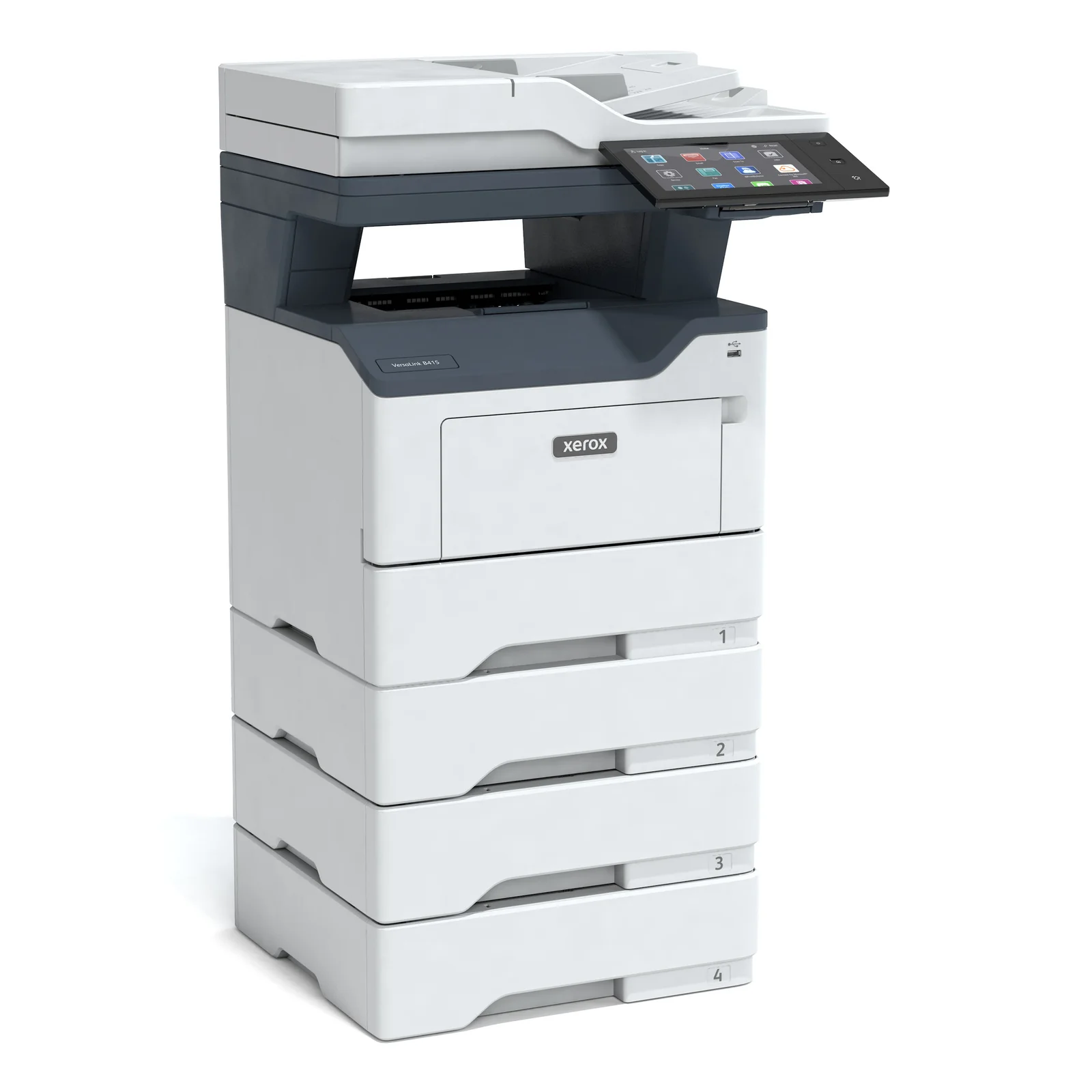 Xerox VersaLink B415 A4 47 ppm - Copie/Impression/Numérisation/Fax recto verso PS3 PCL5e/6 2 magasins, total 650 feuilles