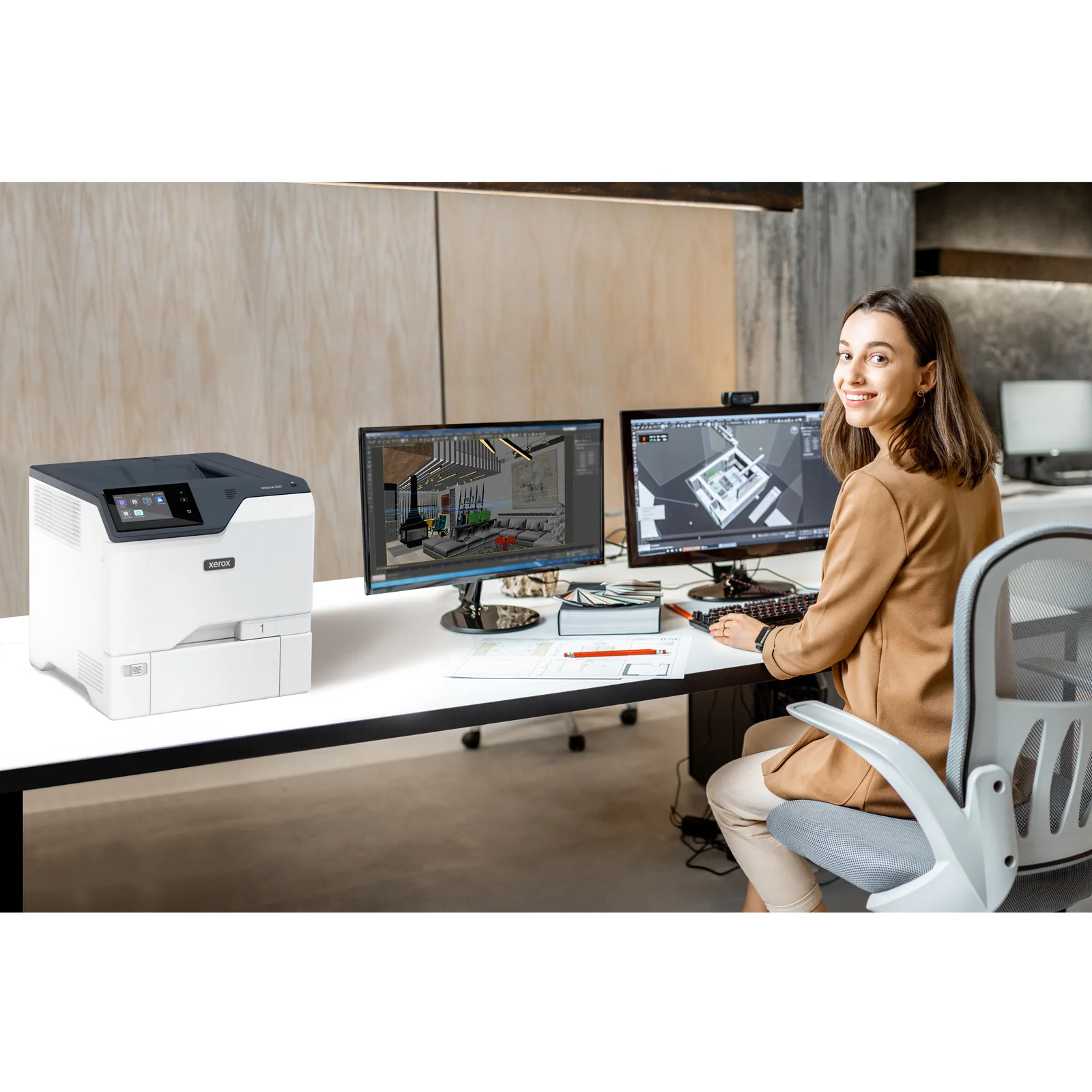 Xerox VersaLink C620 - Imprimante recto verso A4 50 ppm, PS3 PCL5e/6, 2 magasins 650 feuilles