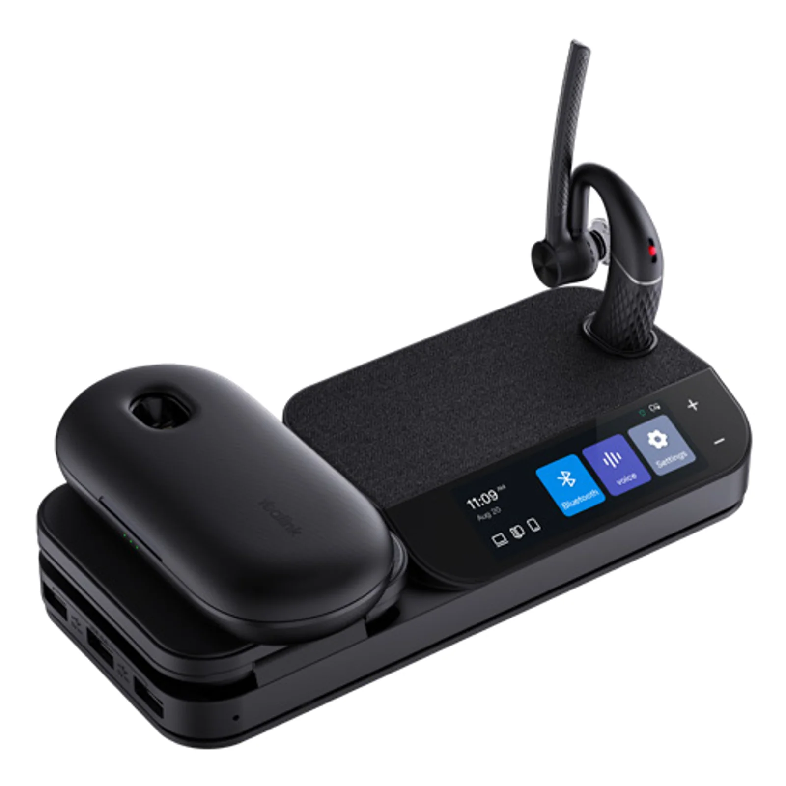 BH71-WORKSTATION-PRO casque Sans fil Ecouteurs Bureau/Centre d'appels Bluetooth Socle de chargement Noir