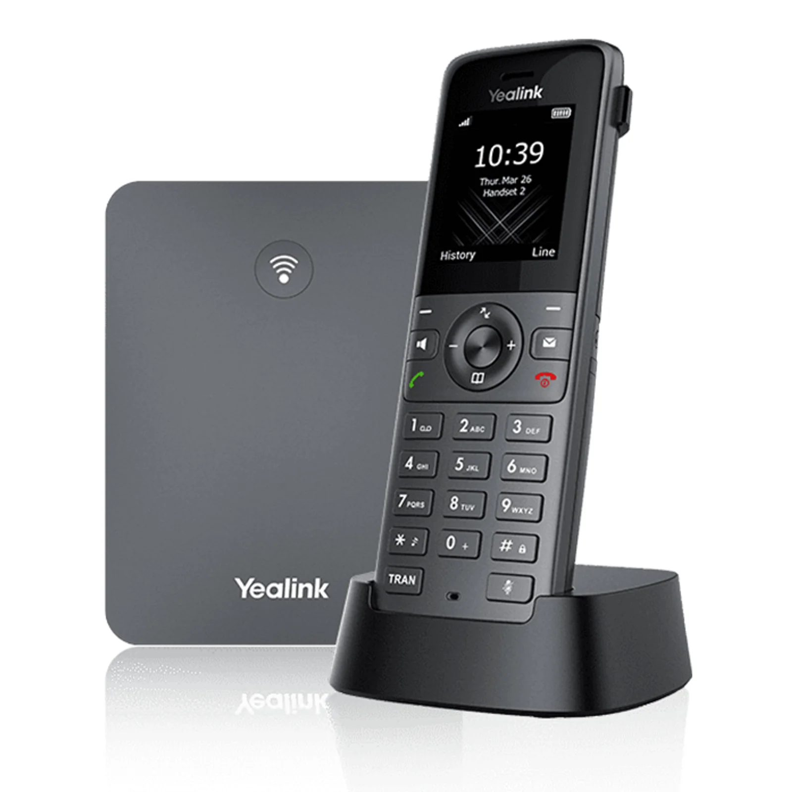 W73P téléphone fixe Gris TFT