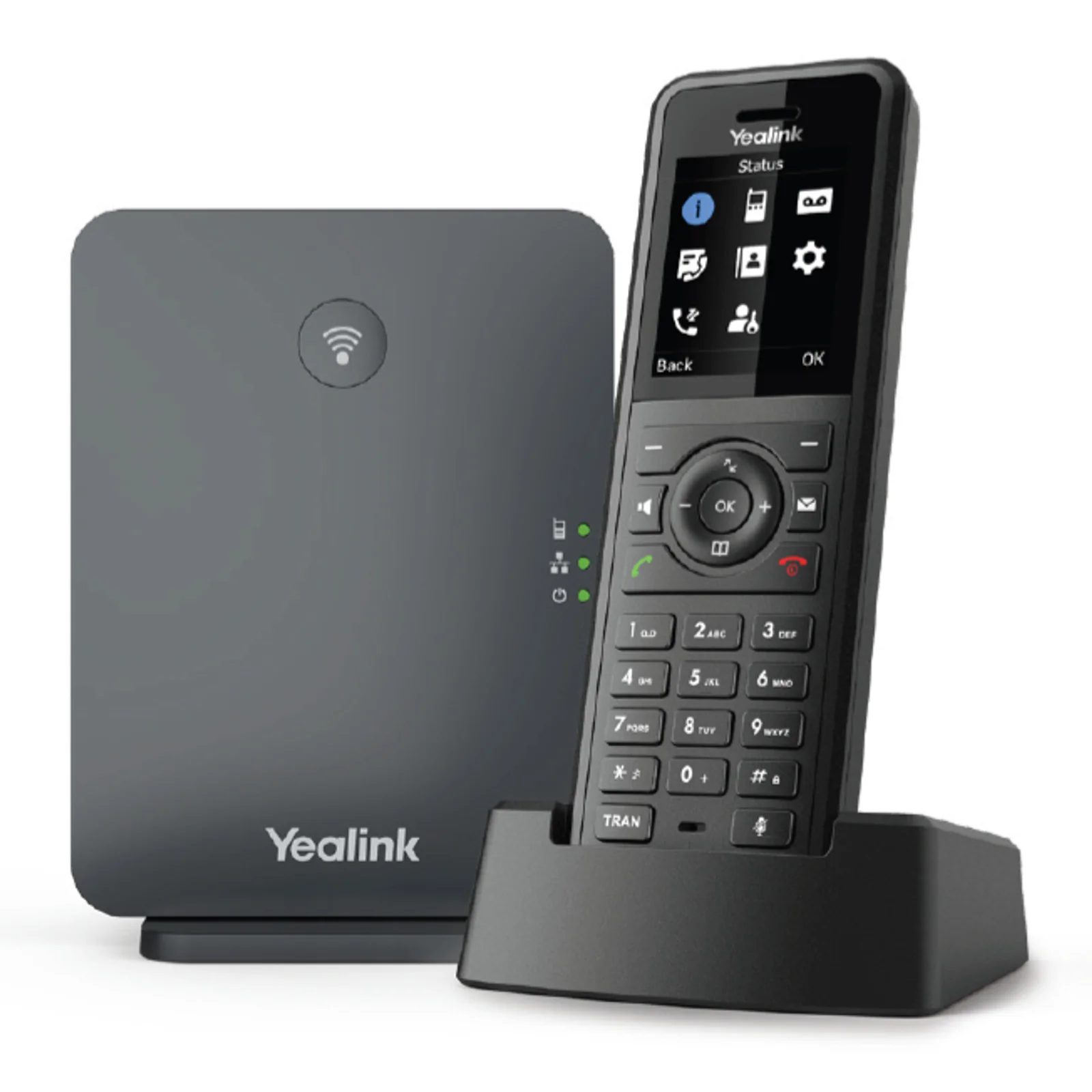 W77P téléphone fixe Noir TFT