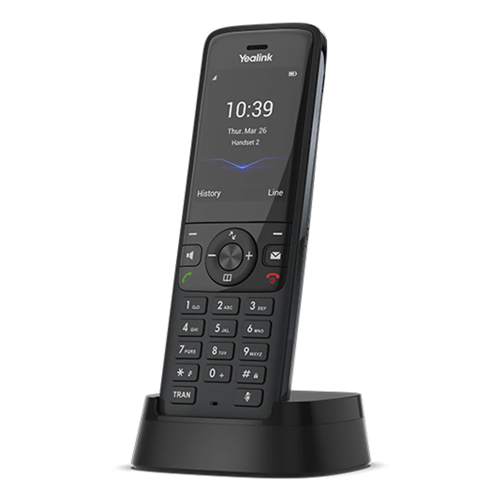W78H Téléphone DECT Identification de l'appelant Noir
