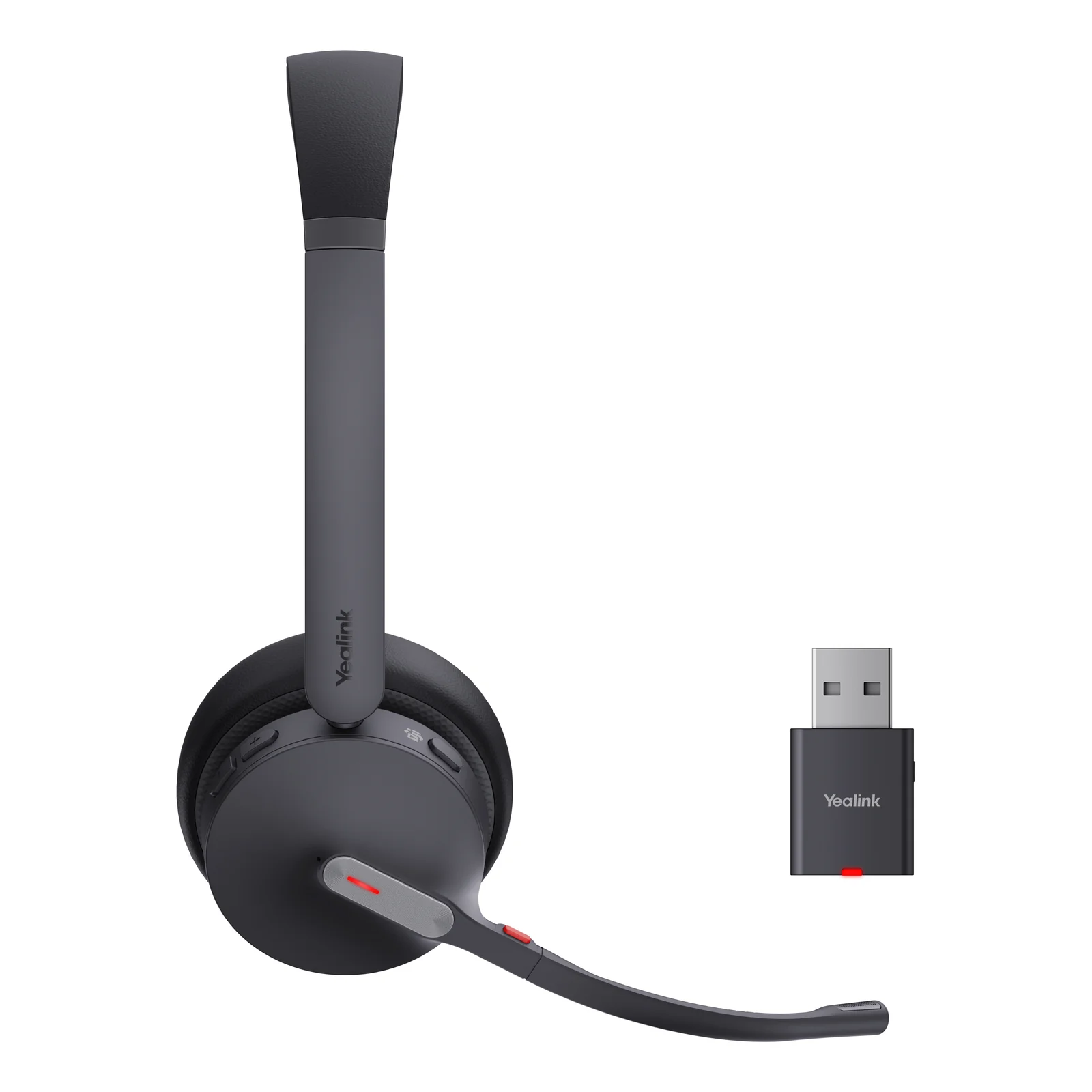 Yealink WH64 Hybrid Dual Teams Casque Sans fil Arceau Bureau/Centre d'appels Micro-USB Bluetooth Noir