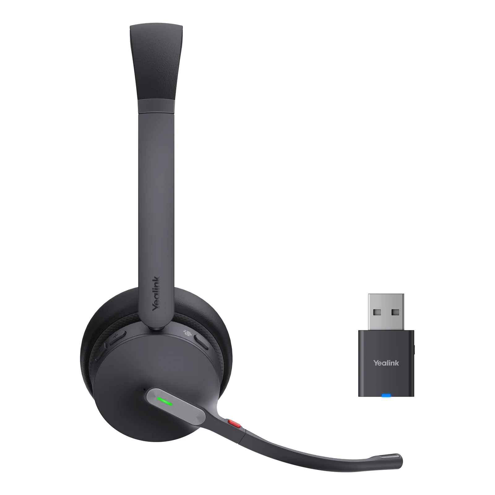 Yealink WH64 Hybrid Dual Teams Casque Sans fil Arceau Bureau/Centre d'appels Micro-USB Bluetooth Noir