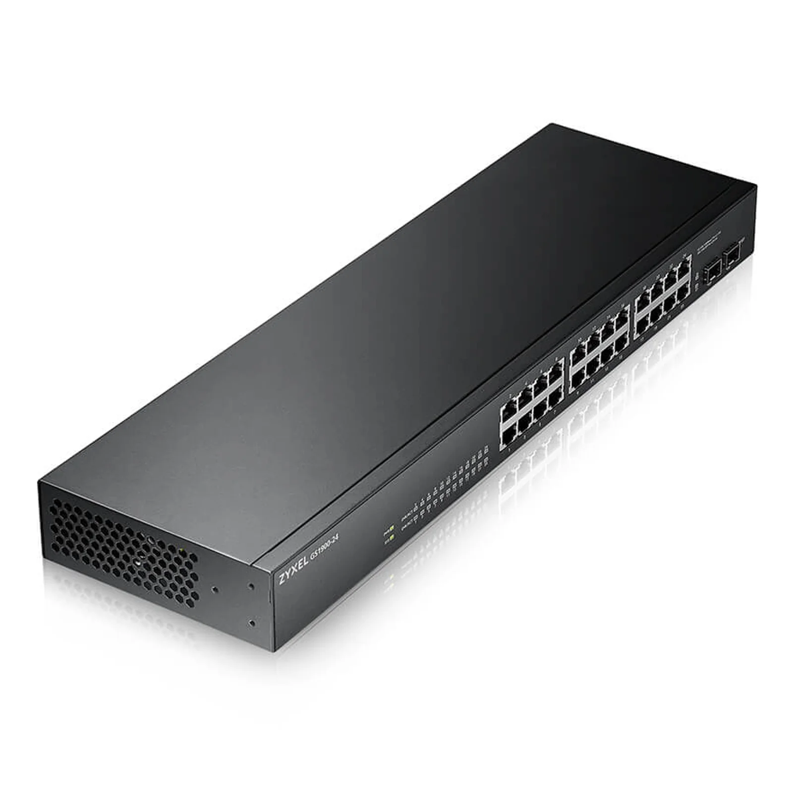 GS-1900-24 v2 Géré L2 Gigabit Ethernet (10/100/1000) 1U Noir