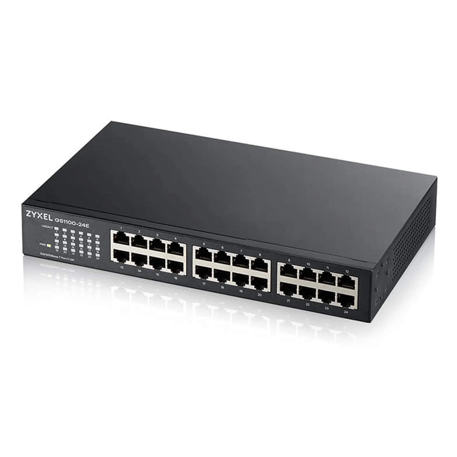GS1100-24E Non-géré Gigabit Ethernet (10/100/1000) Noir