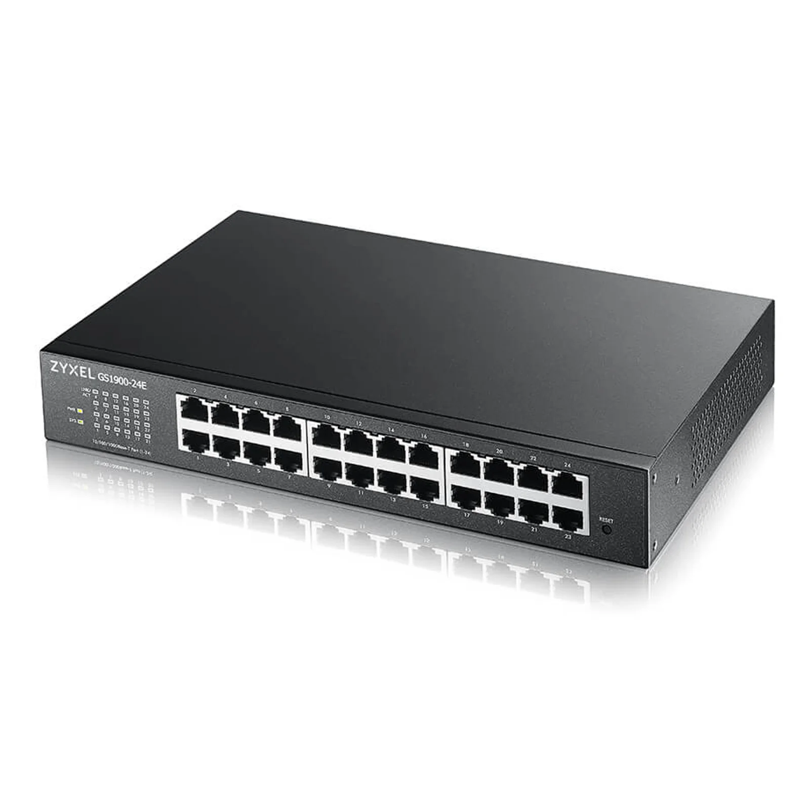GS1900-24E-EU0103F commutateur réseau Géré L2 Gigabit Ethernet (10/100/1000) 1U Noir