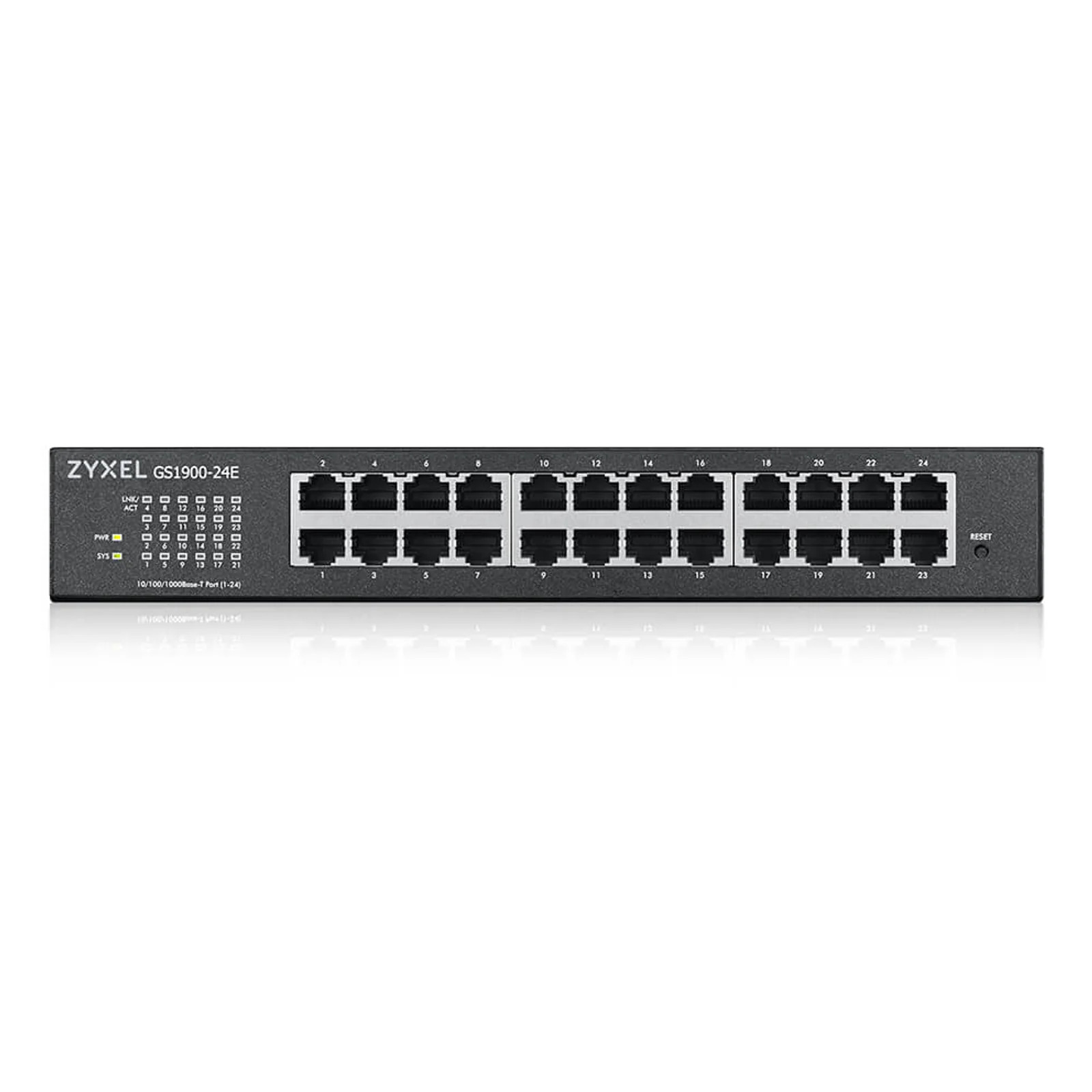 Zyxel GS1900-24E-EU0103F commutateur réseau Géré L2 Gigabit Ethernet (10/100/1000) 1U Noir