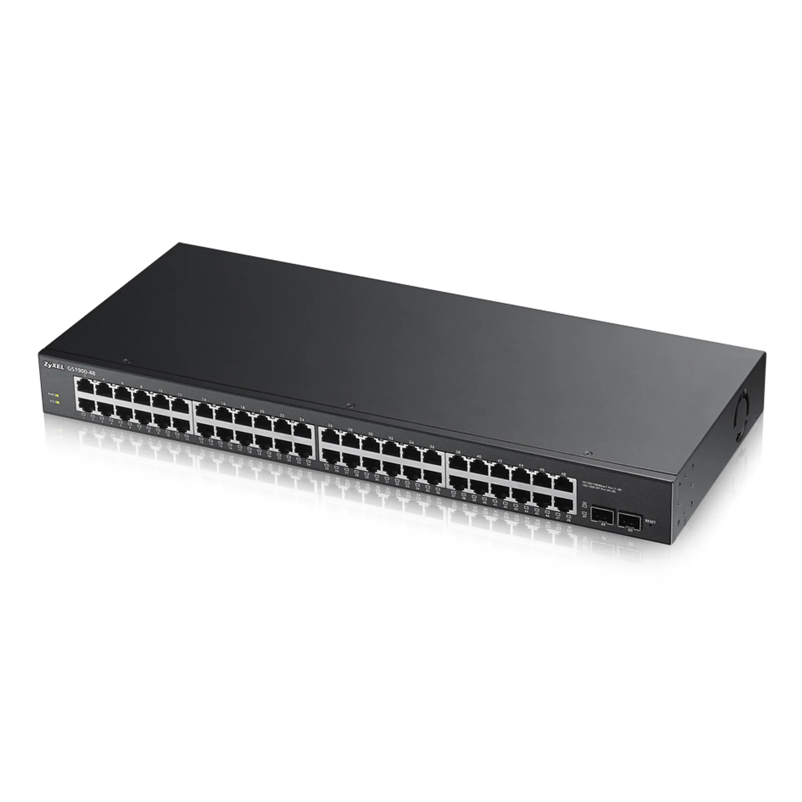 GS1900-48-EU0102F commutateur réseau L2 Gigabit Ethernet (10/100/1000) Noir