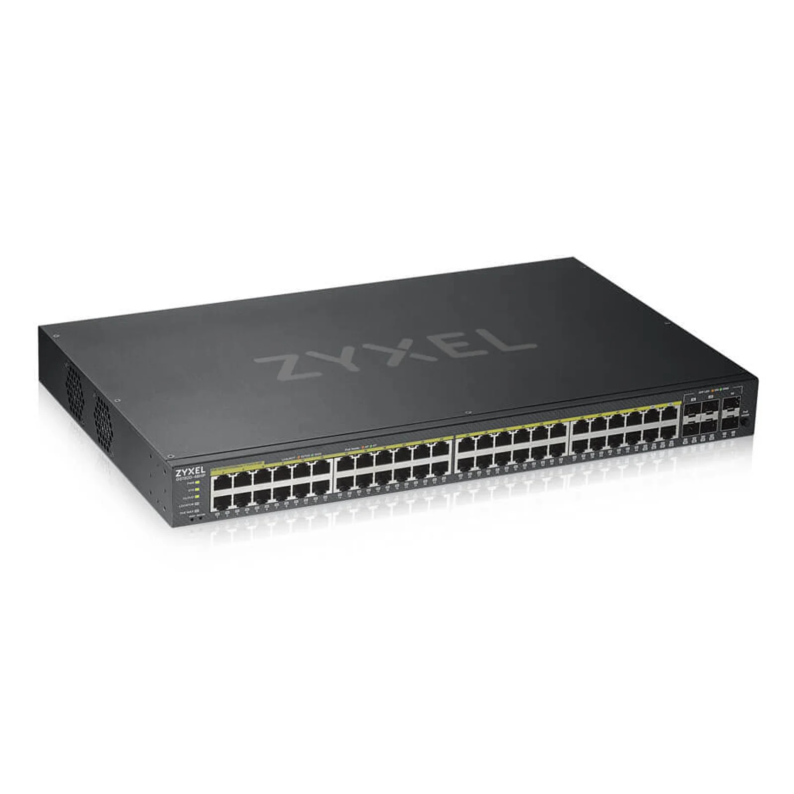 GS1920-48HPV2 Géré Gigabit Ethernet (10/100/1000) Connexion Ethernet, supportant l'alimentation via ce port (PoE) Noir