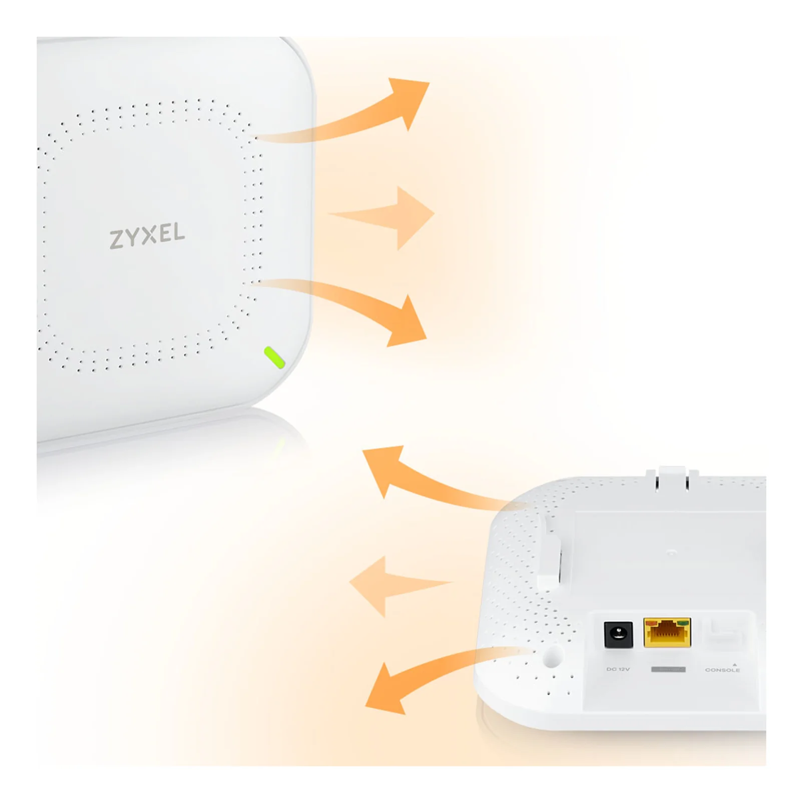 Zyxel NWA50AX 1775 Mbit/s Blanc Connexion Ethernet, supportant l'alimentation via ce port (PoE)