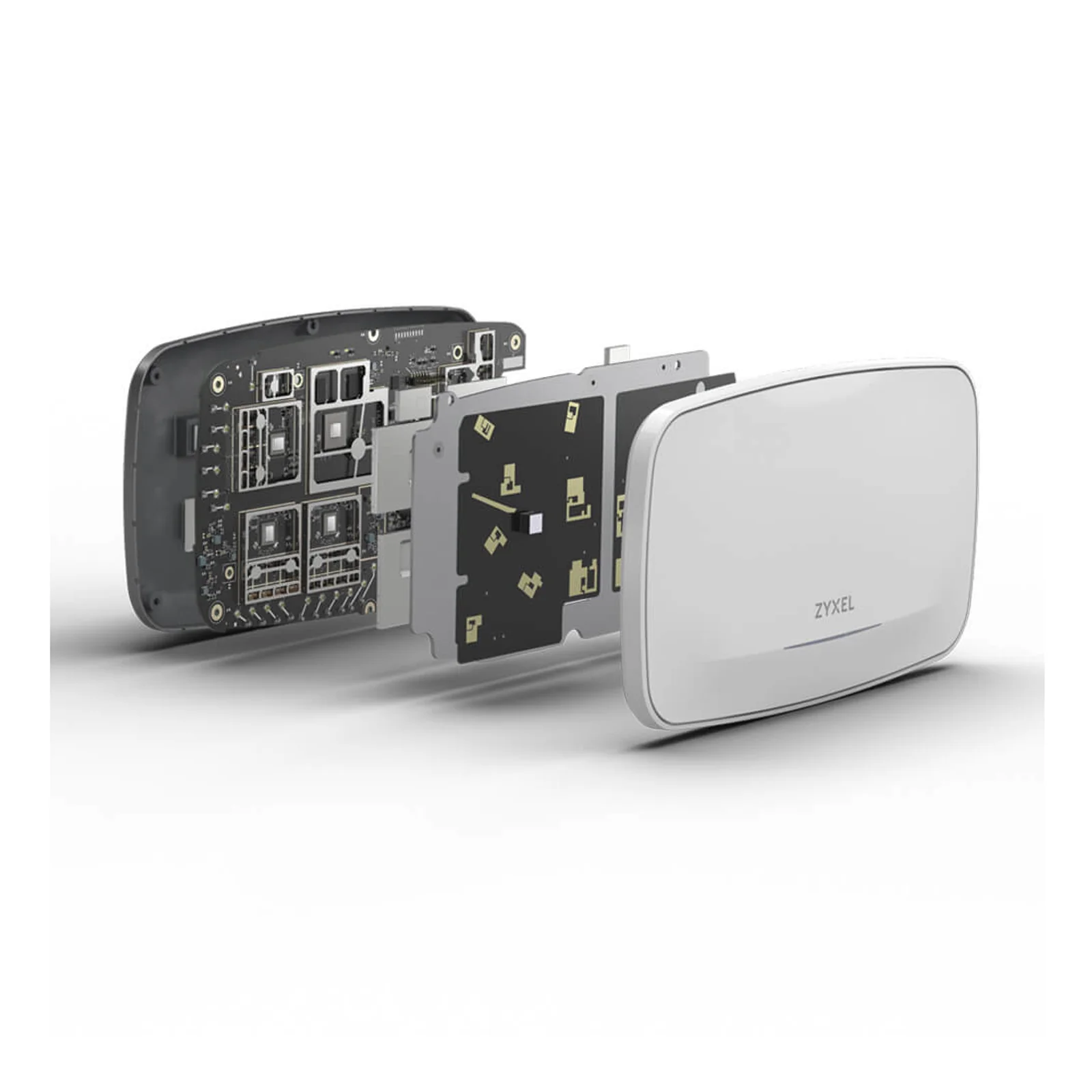 Zyxel WBE660S-EU0101F point d'accès réseaux locaux sans fil 11530 Mbit/s Gris Connexion Ethernet, supportant l'alimentation via ce port (PoE)