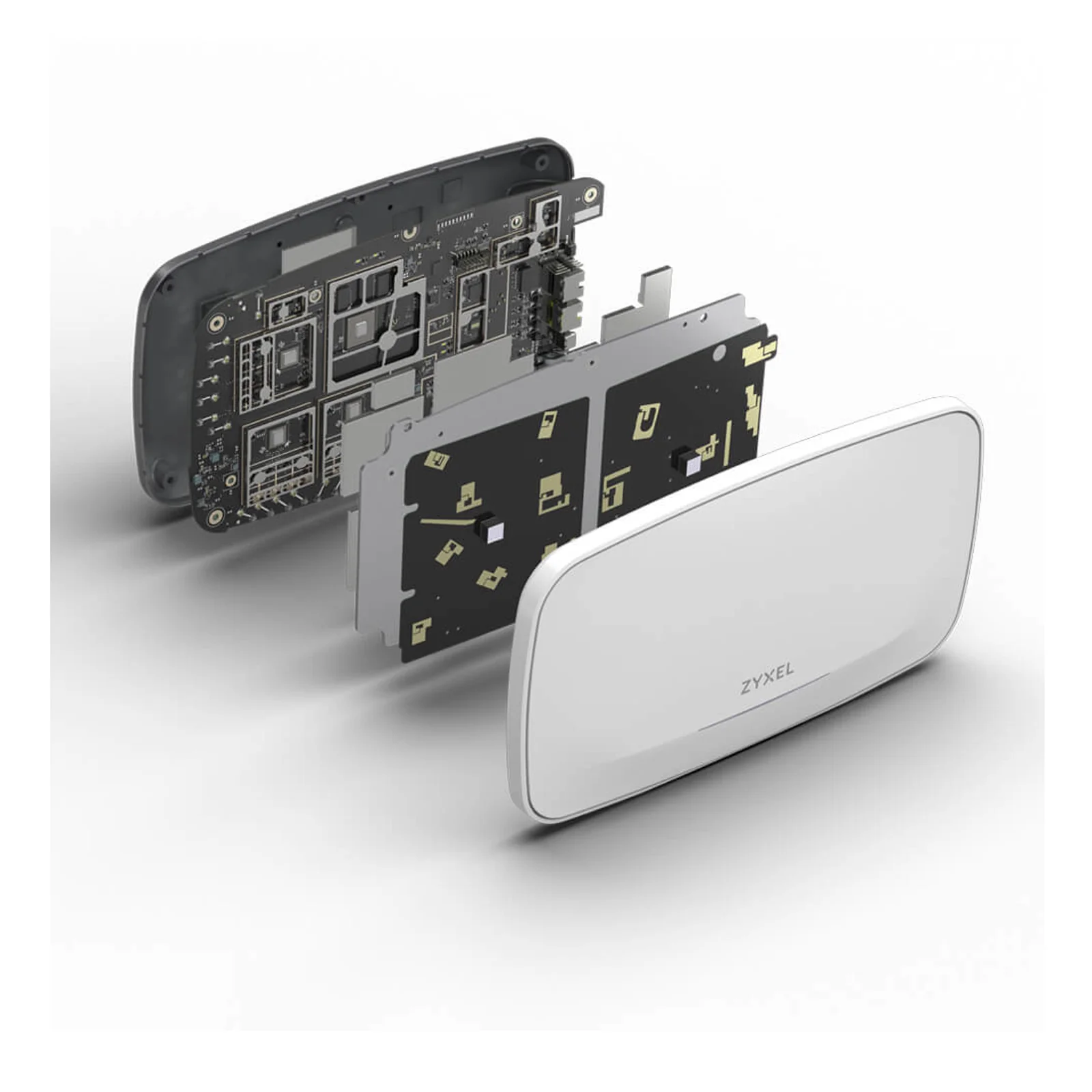 Zyxel WBE660S-EU0101F point d'accès réseaux locaux sans fil 11530 Mbit/s Gris Connexion Ethernet, supportant l'alimentation via ce port (PoE)