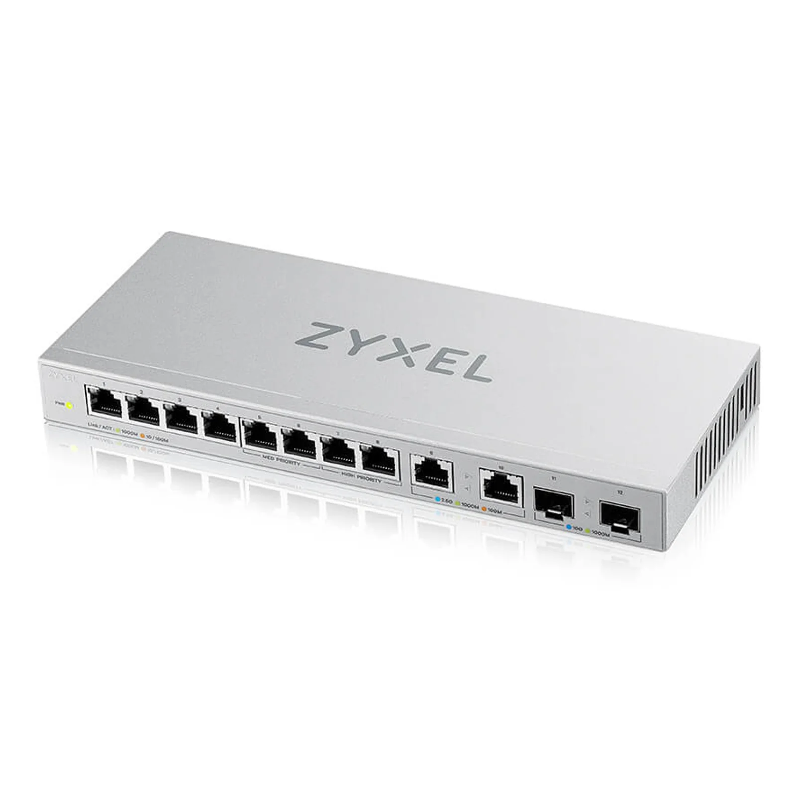 XGS1010-12-ZZ0102F commutateur réseau Non-géré Gigabit Ethernet (10/100/1000) Gris