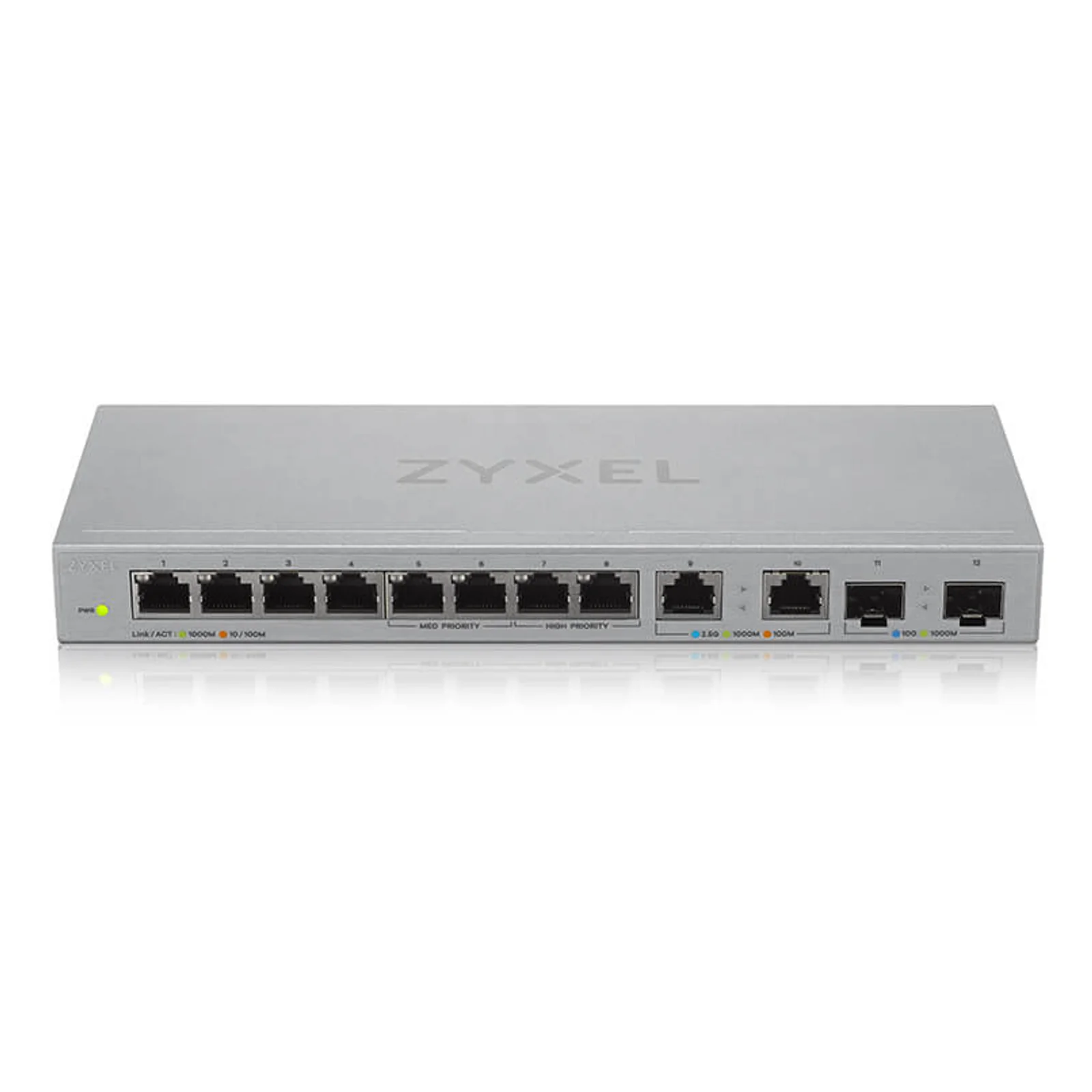Zyxel XGS1010-12-ZZ0102F commutateur réseau Non-géré Gigabit Ethernet (10/100/1000) Gris