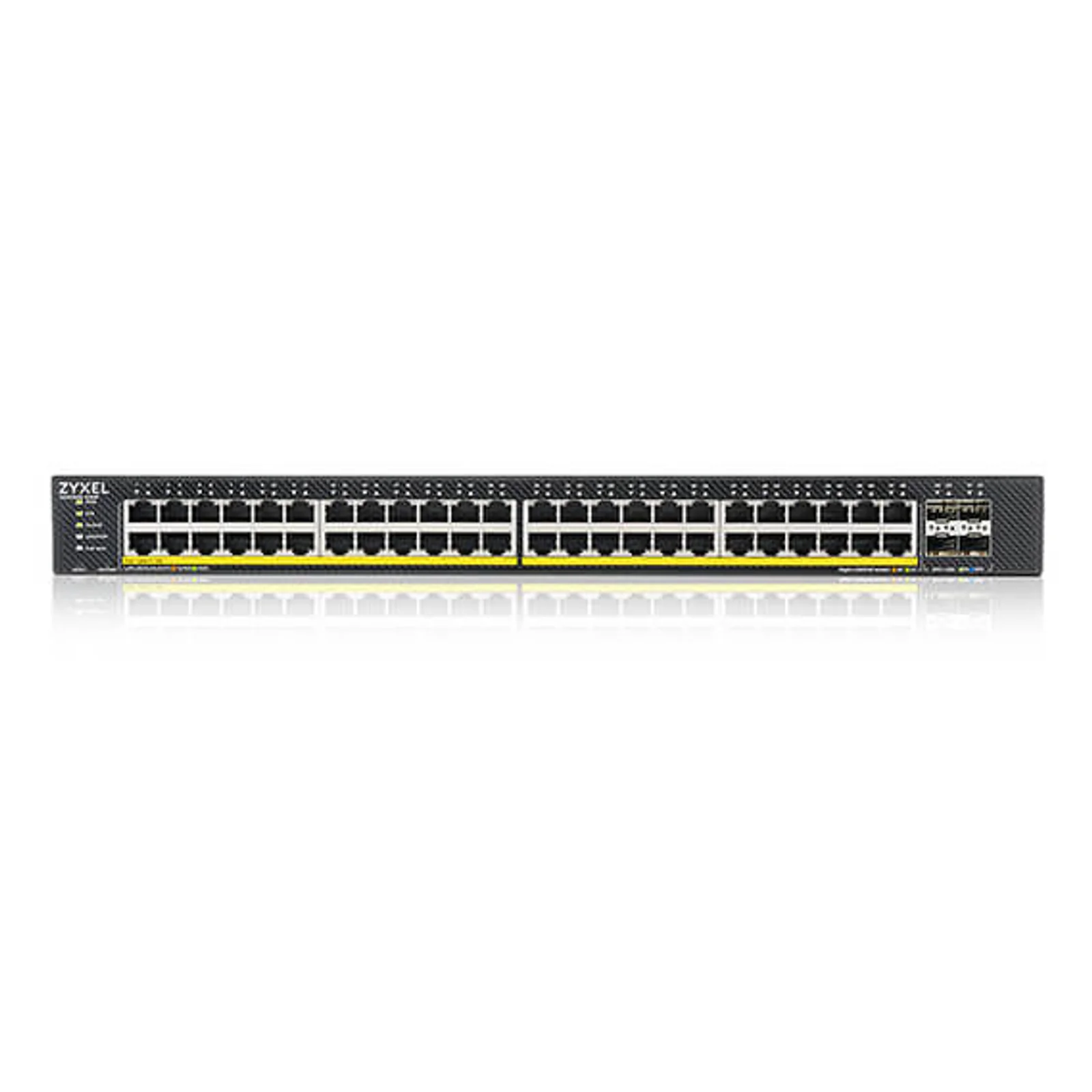 Zyxel XGS1935-52HP Géré L2/L3 Gigabit Ethernet (10/100/1000) Connexion Ethernet, supportant l'alimentation via ce port (PoE)