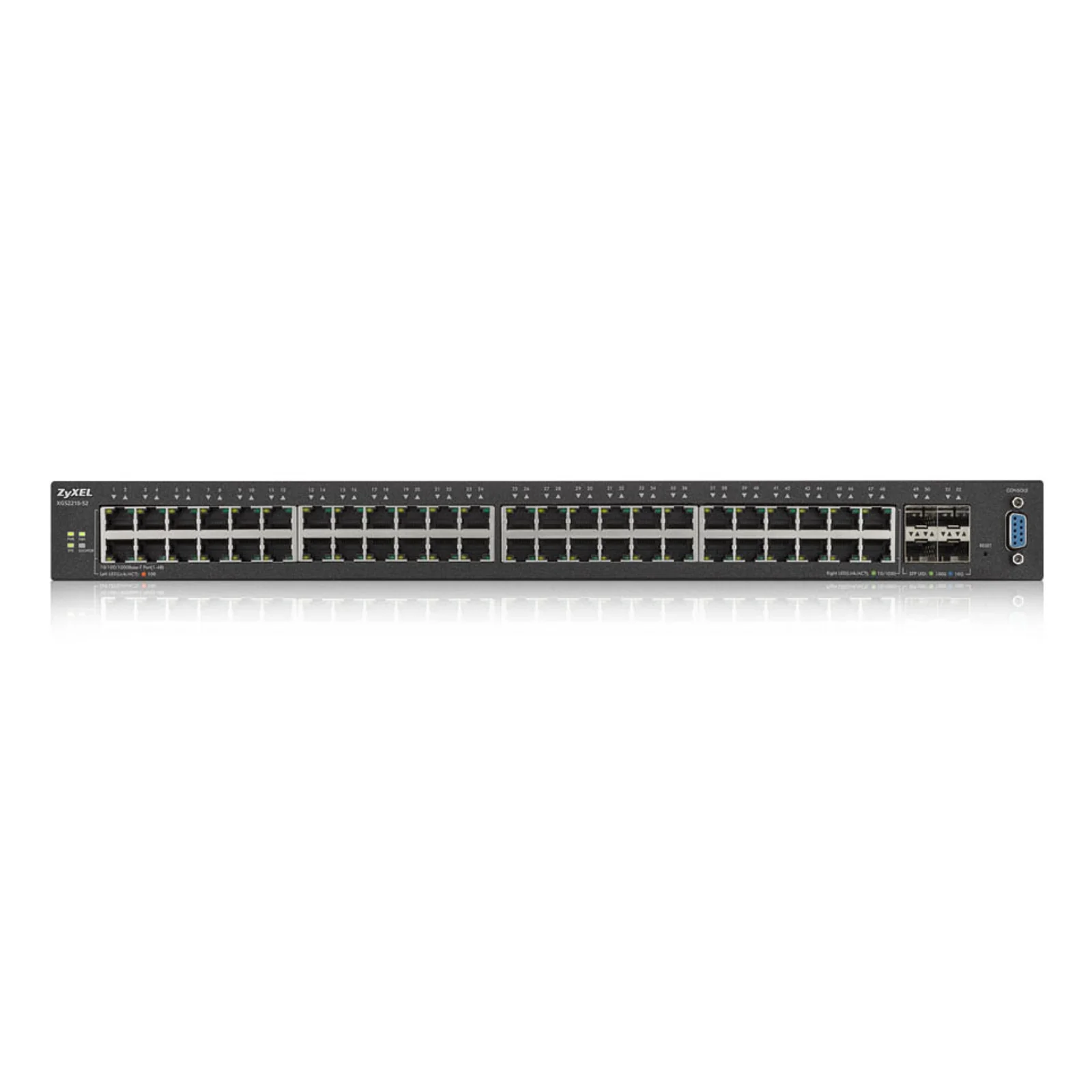 Zyxel XGS2210-52 Géré L2 Gigabit Ethernet (10/100/1000) 1U Noir