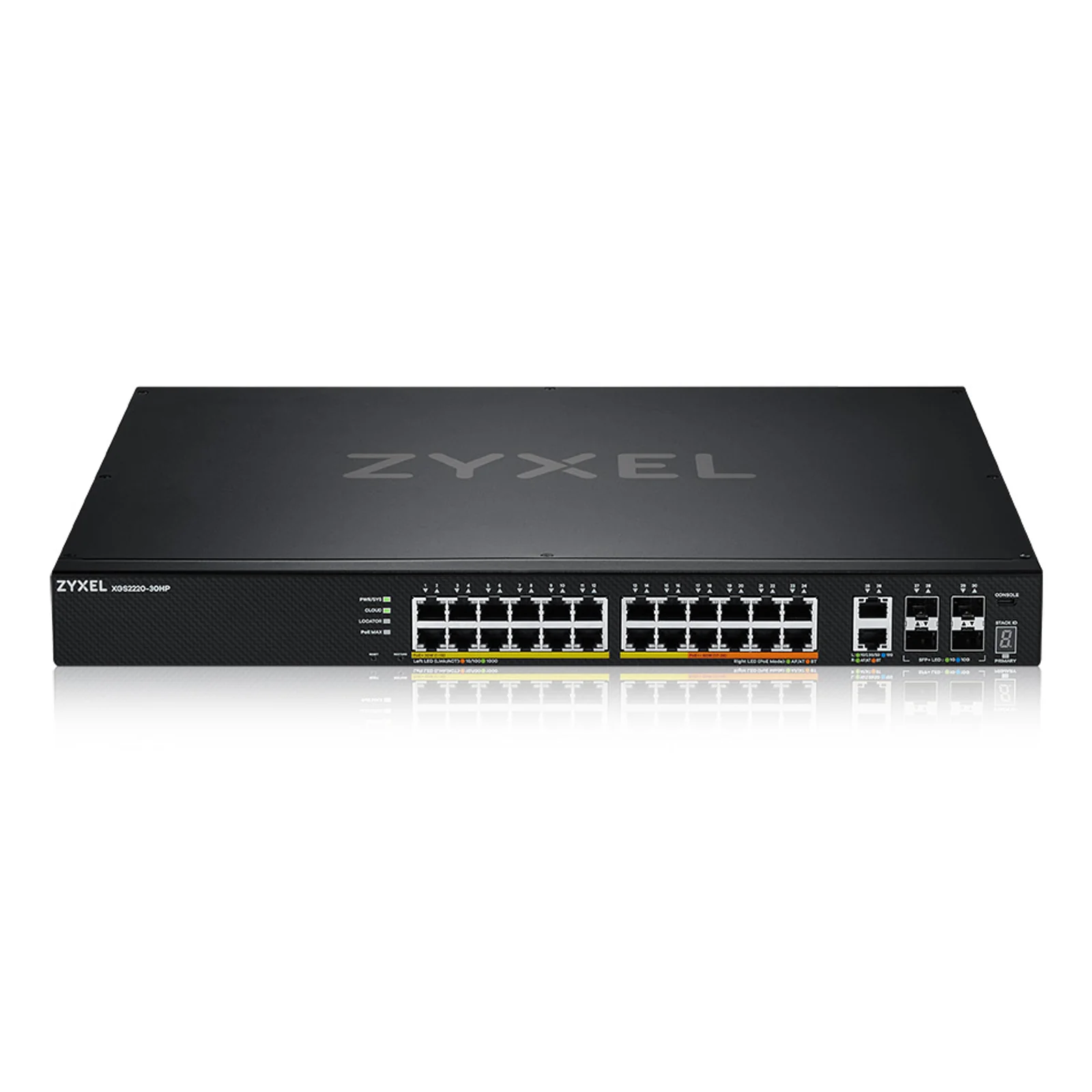 XGS2220-30HP Géré L3 Gigabit Ethernet (10/100/1000) Connexion Ethernet, supportant l'alimentation via ce port (PoE) Noir