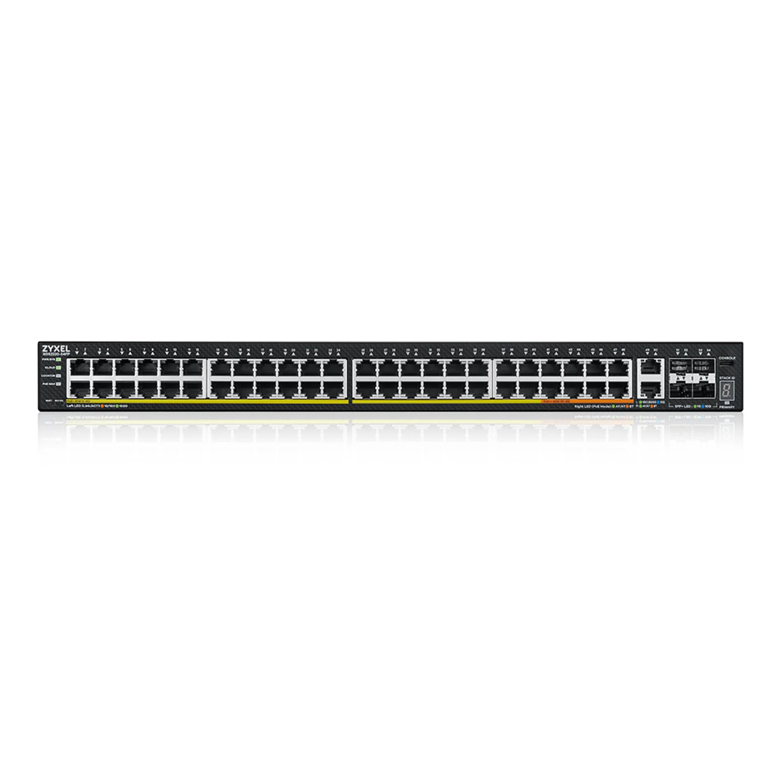 Zyxel XGS2220-54FP Géré L3 Gigabit Ethernet (10/100/1000) Connexion Ethernet, supportant l'alimentation via ce port (PoE)