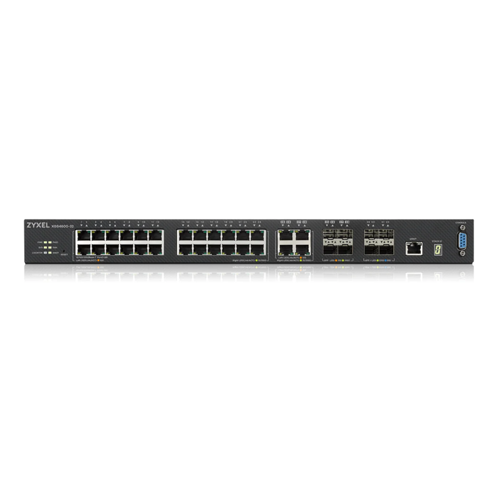 Zyxel XGS4600-32 Géré L3 Gigabit Ethernet (10/100/1000) Noir