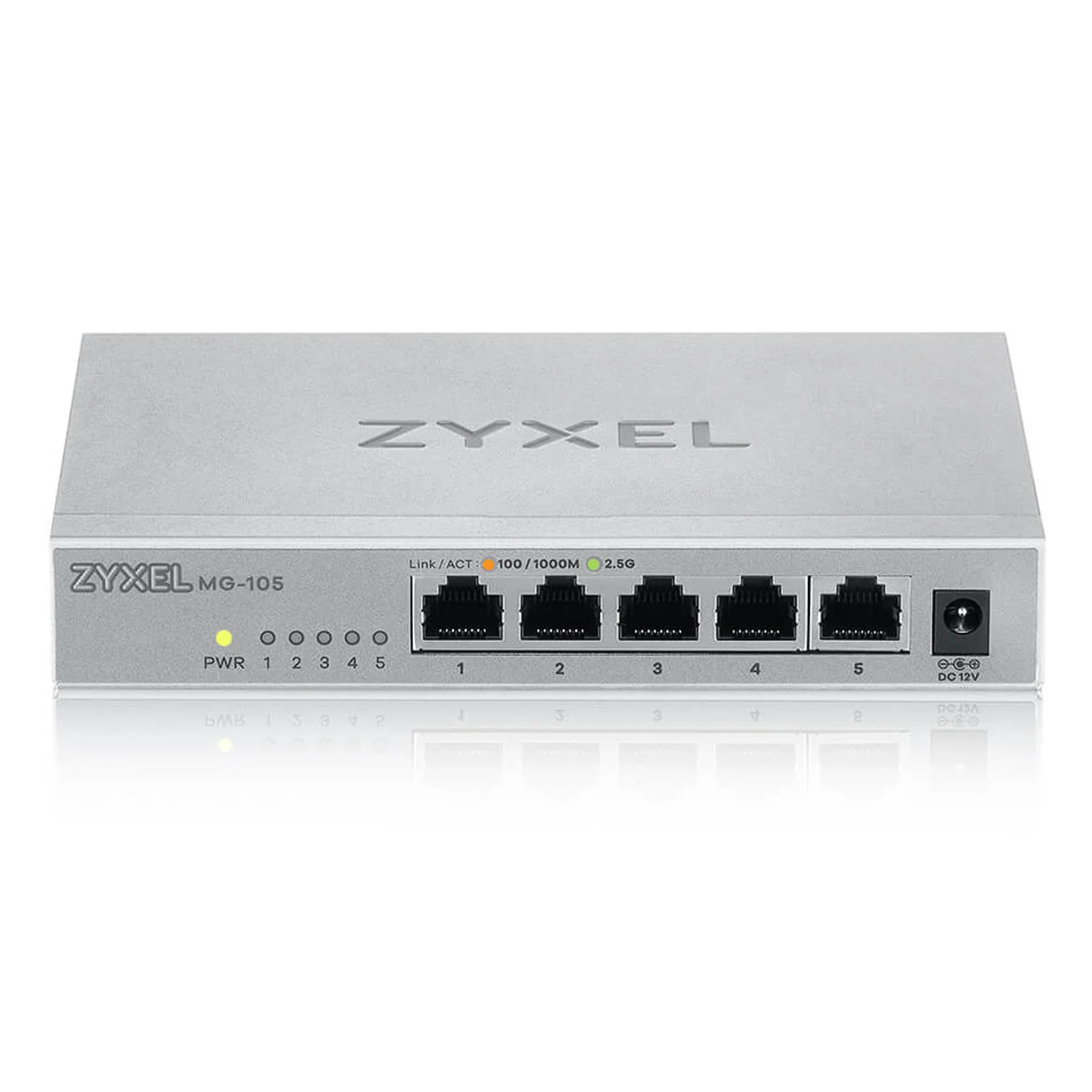 Zyxel XMG-105 Non-géré 2.5G Ethernet (100/1000/2500) Gris