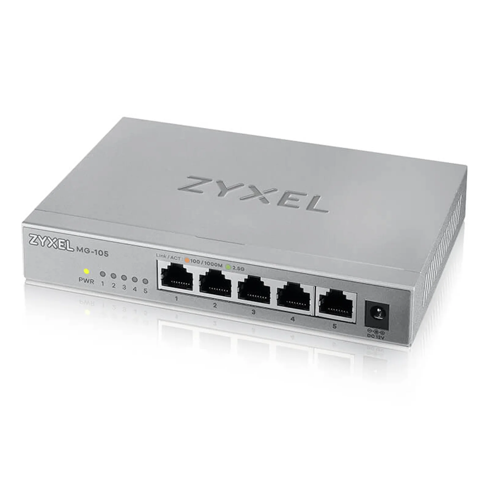 Zyxel XMG-105 Non-géré 2.5G Ethernet (100/1000/2500) Gris