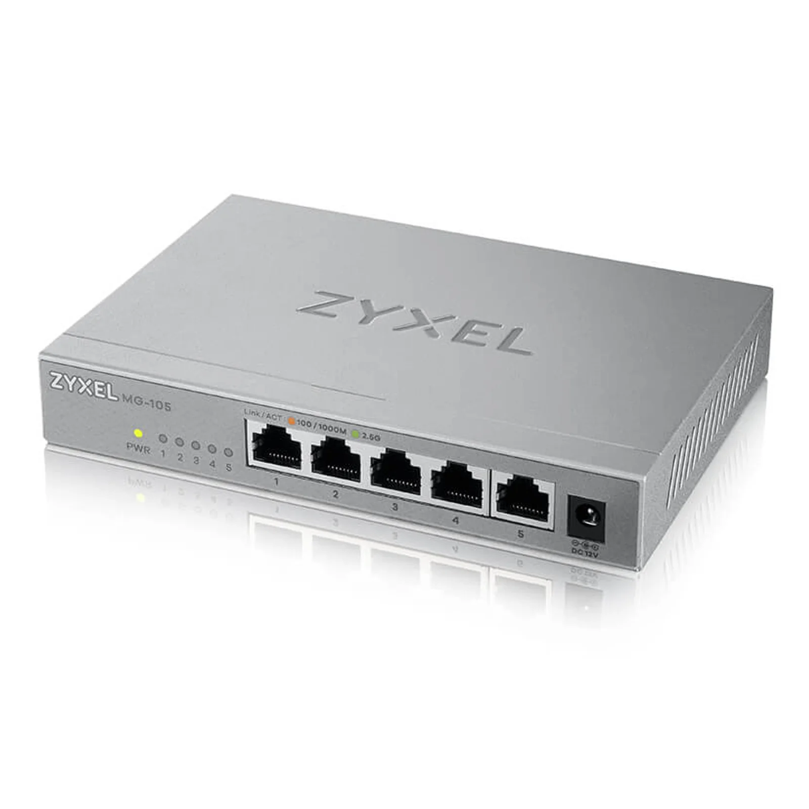 Zyxel XMG-105 Non-géré 2.5G Ethernet (100/1000/2500) Gris