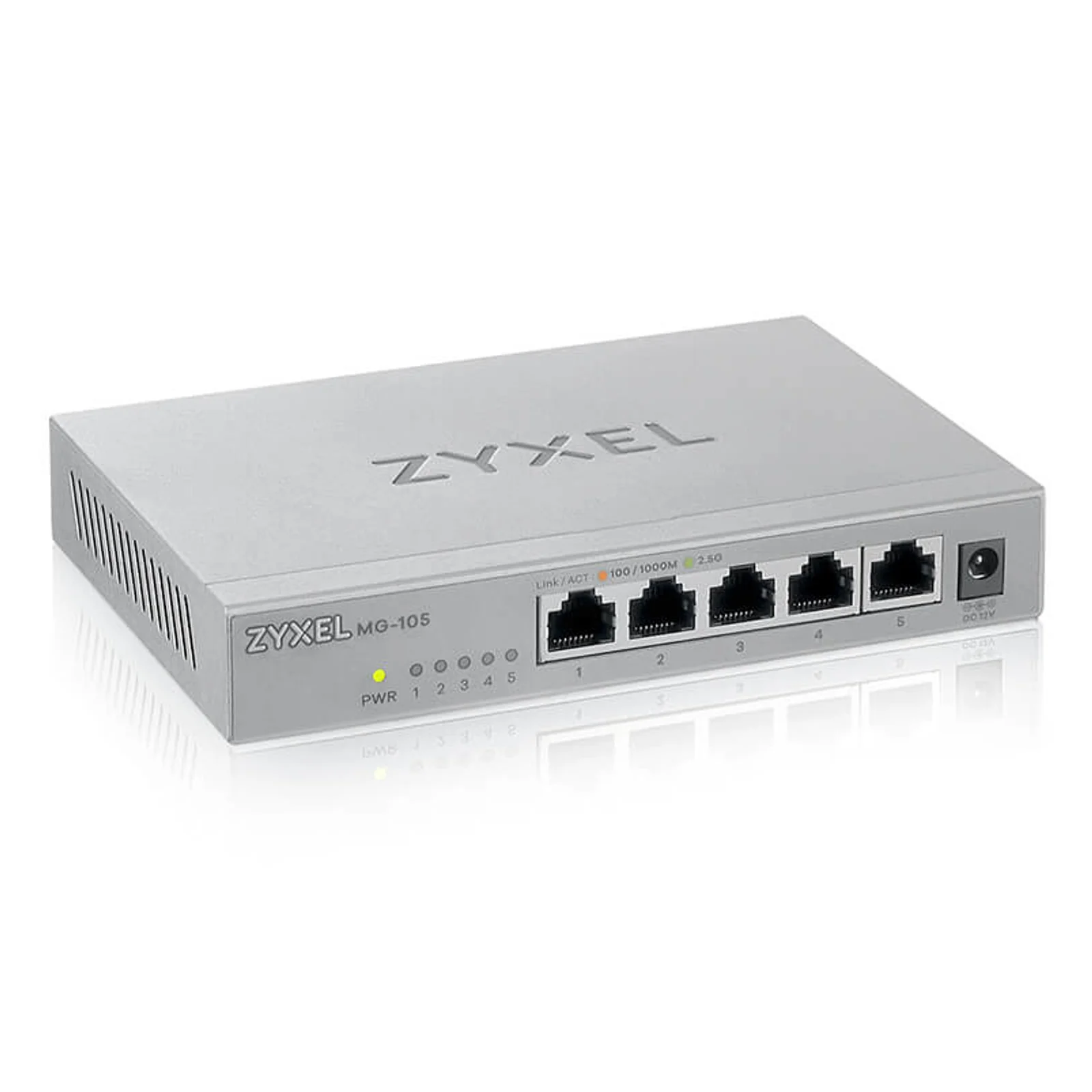 Zyxel XMG-105 Non-géré 2.5G Ethernet (100/1000/2500) Gris