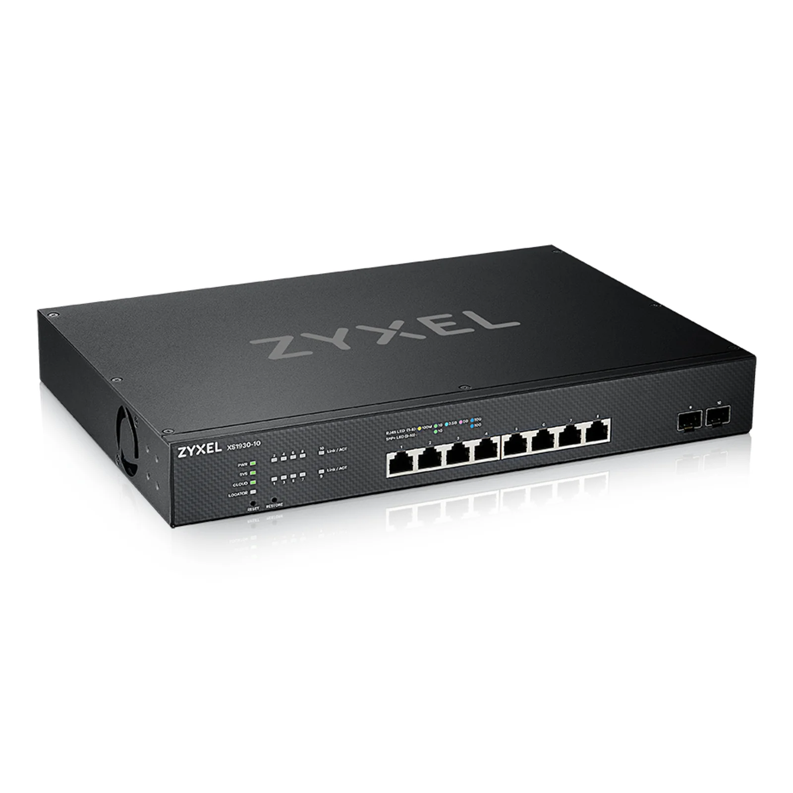 XS1930-10 commutateur réseau Géré L3 10G Ethernet (100/1000/10000) Noir