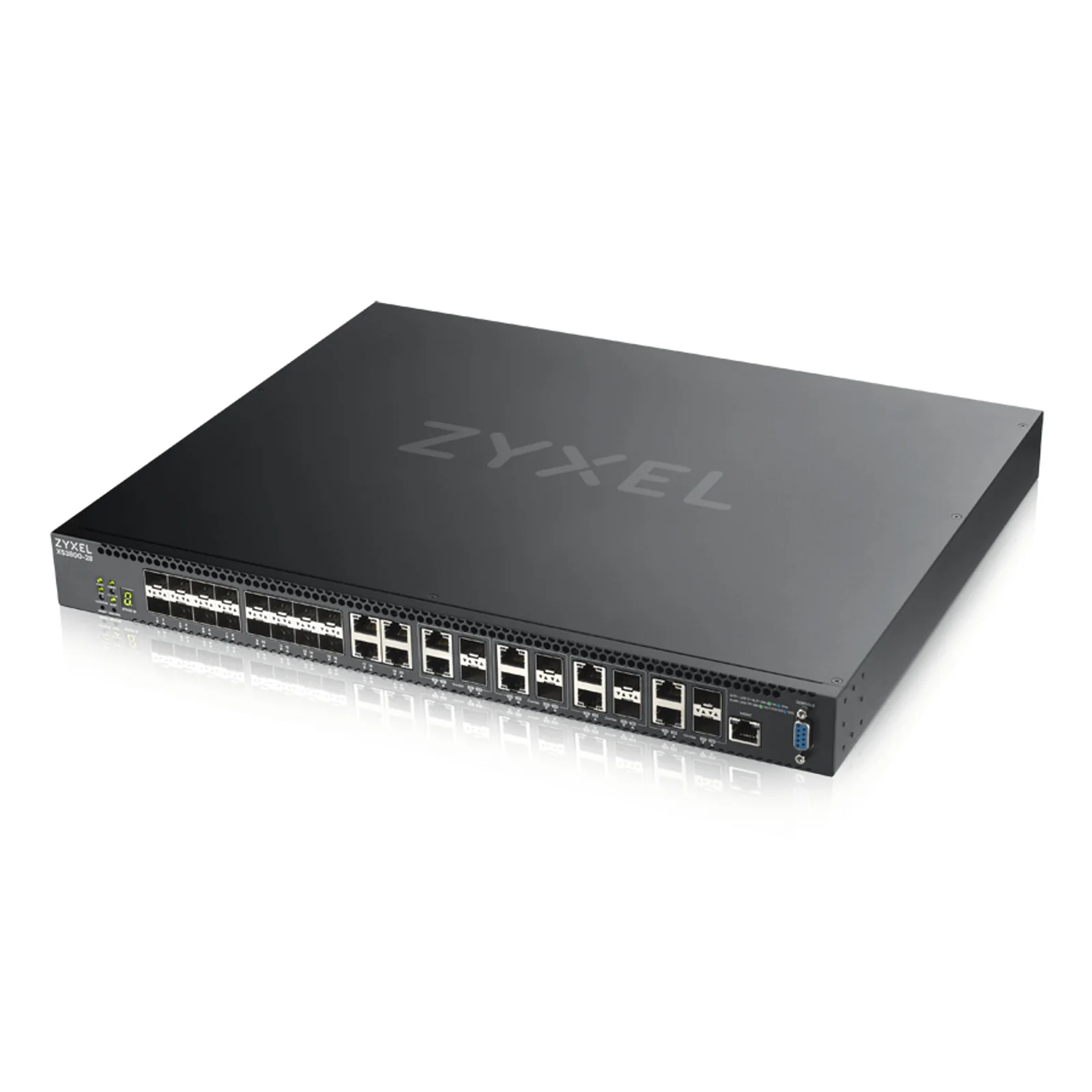 Zyxel XS3800-28 Géré L2+ 10G Ethernet (100/1000/10000) Noir